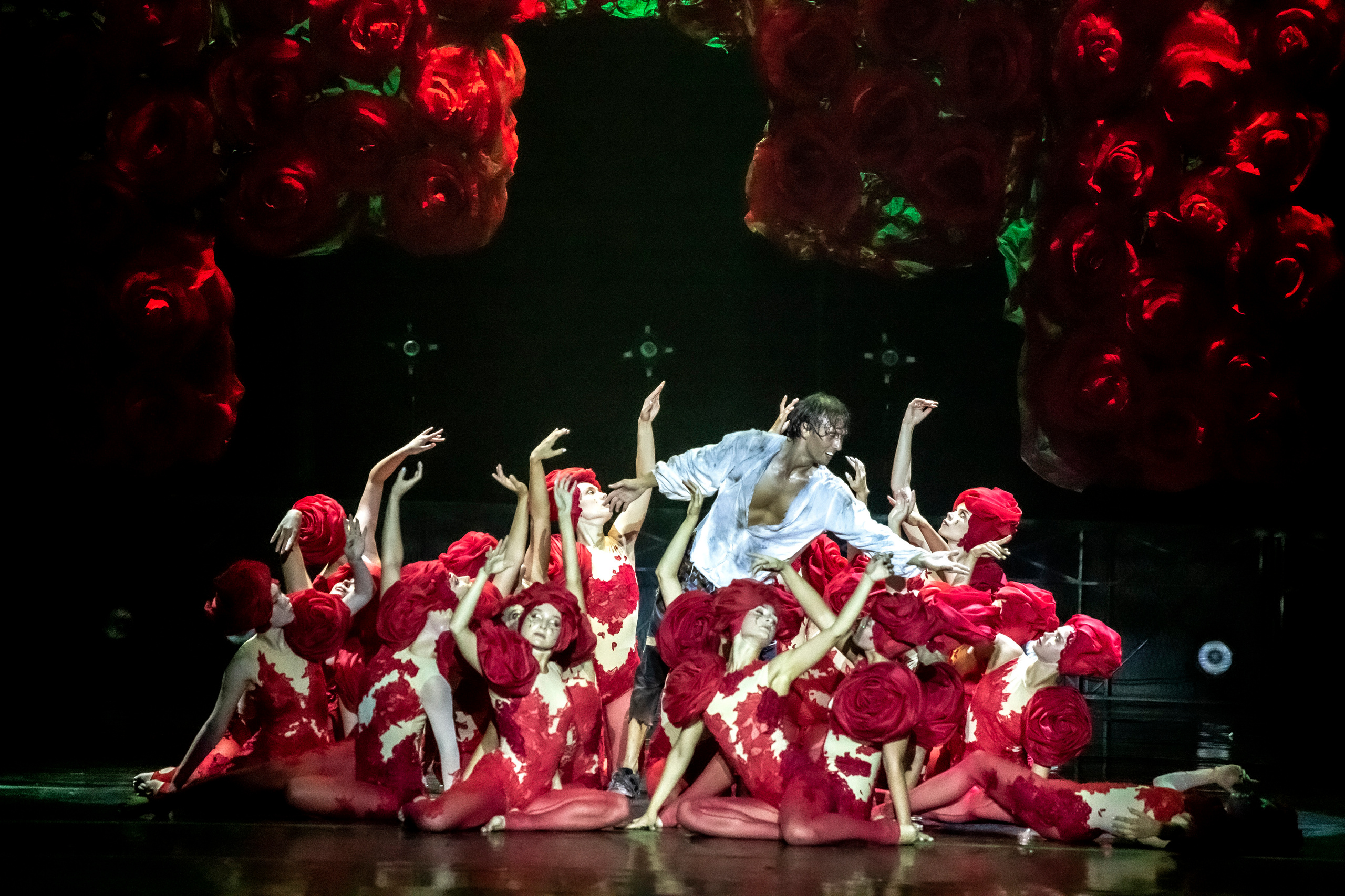 Парфюмер хореографический спектакль театр Европа на сцене Зимнего. Фотограф в Сочи Юрий Шептаев