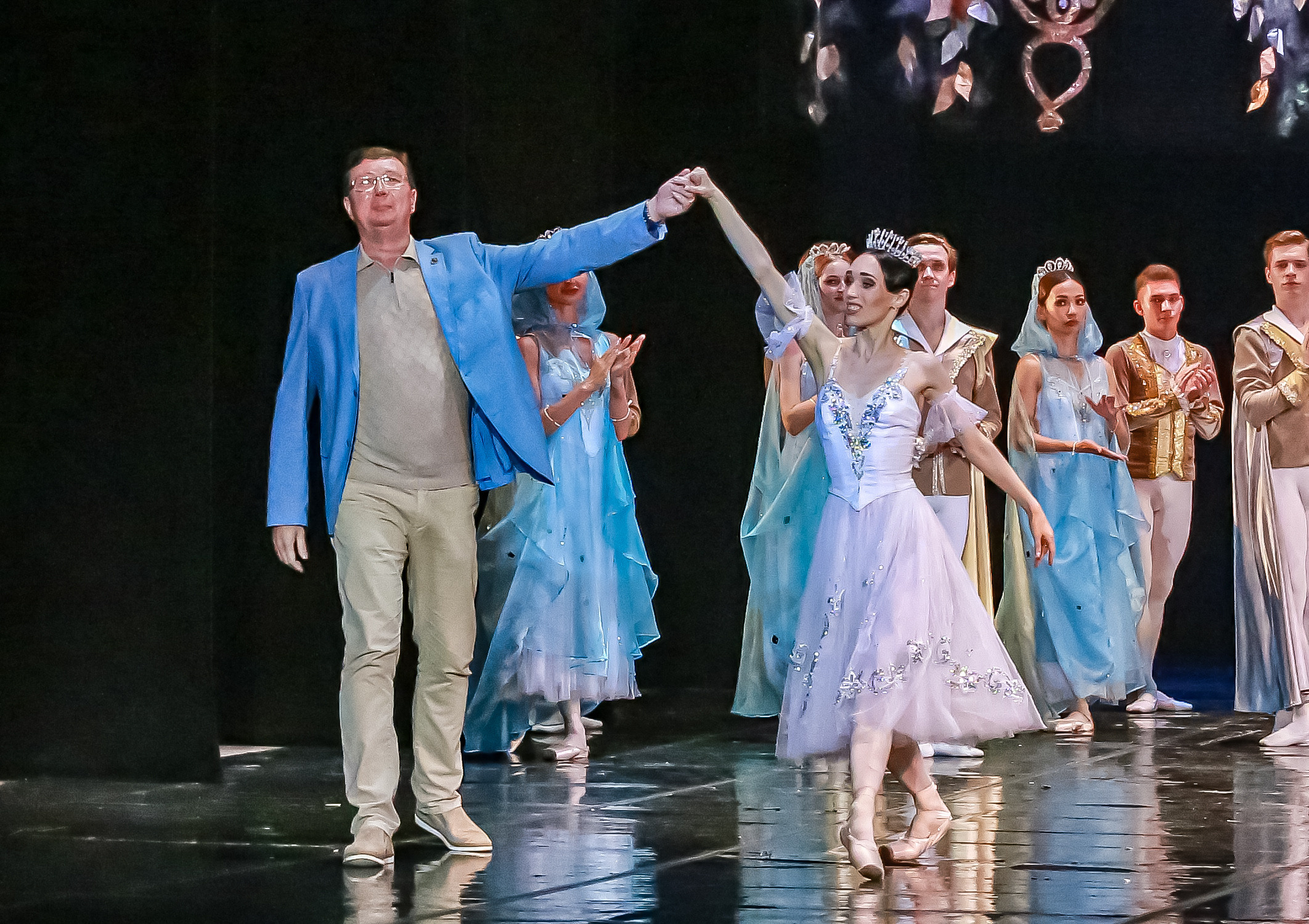 Спектакль Золушка Мариинского театра оперы и балета на сцене Зимнего театра. Фотограф в Сочи Юрий Шептаев