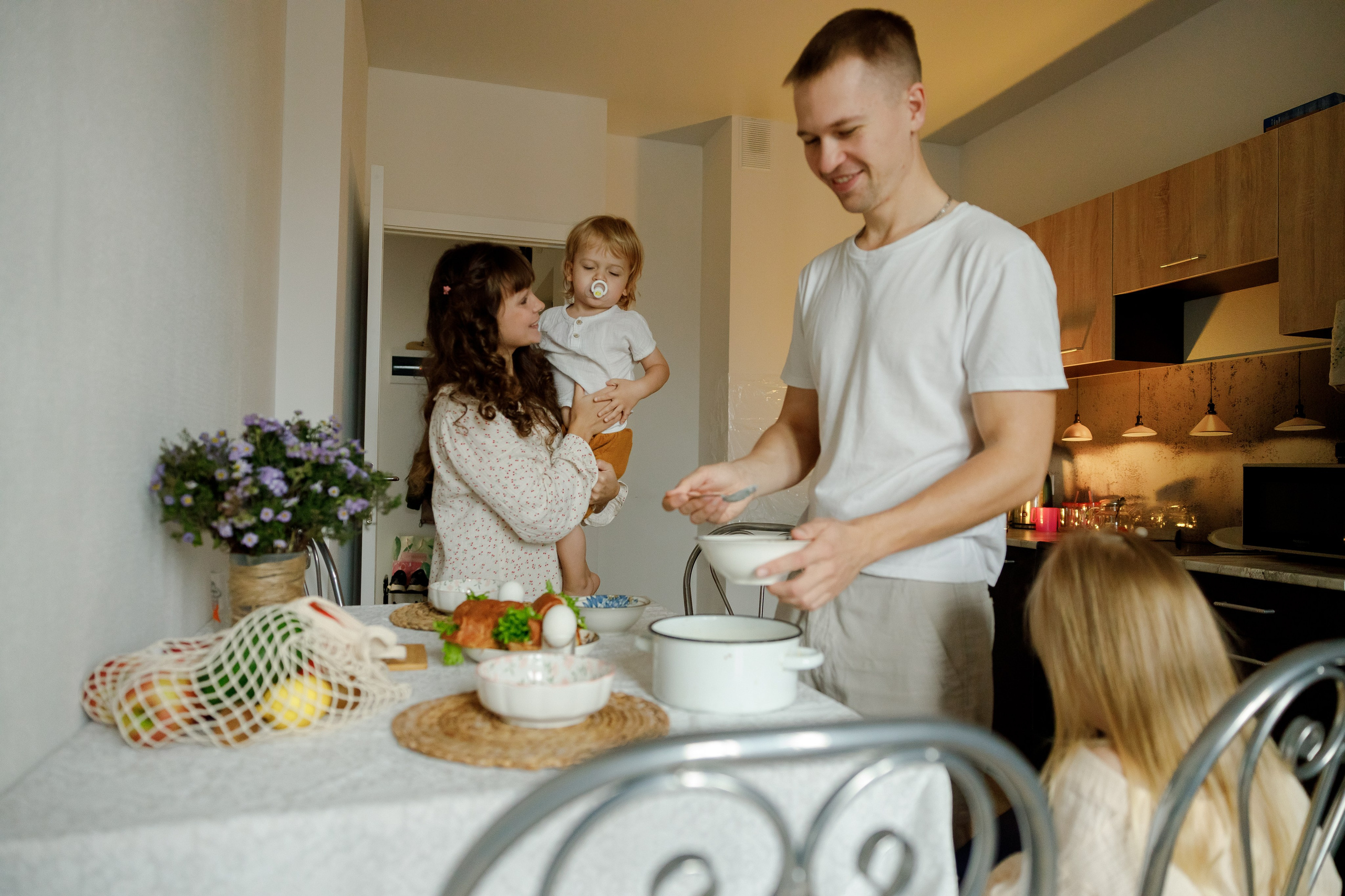 Домашняя семейная съёмка. Фотограф Москва
