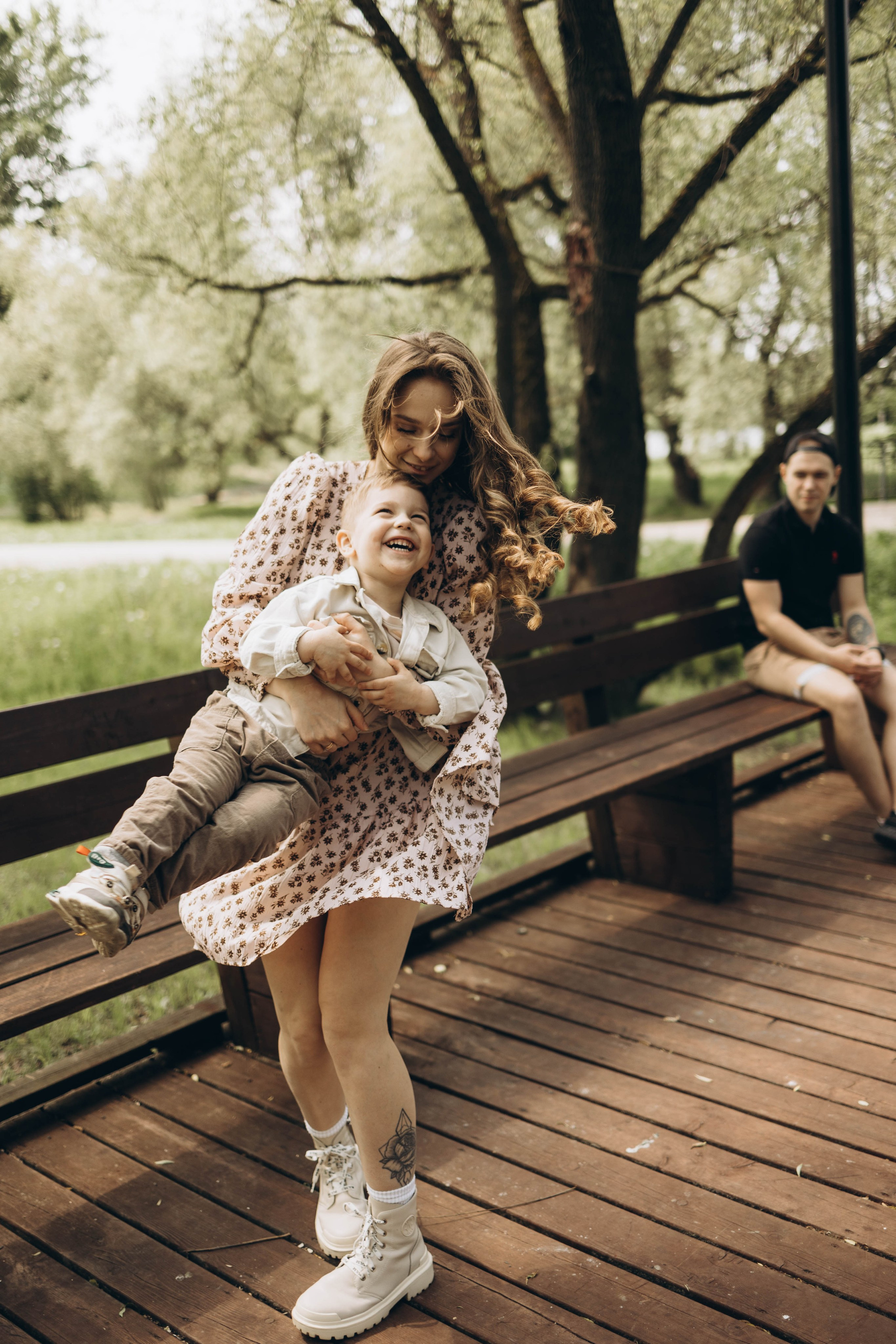 Полина, Дима, Тёма и Мили. Семейный фотограф в Москве Виктория Ястребинская
