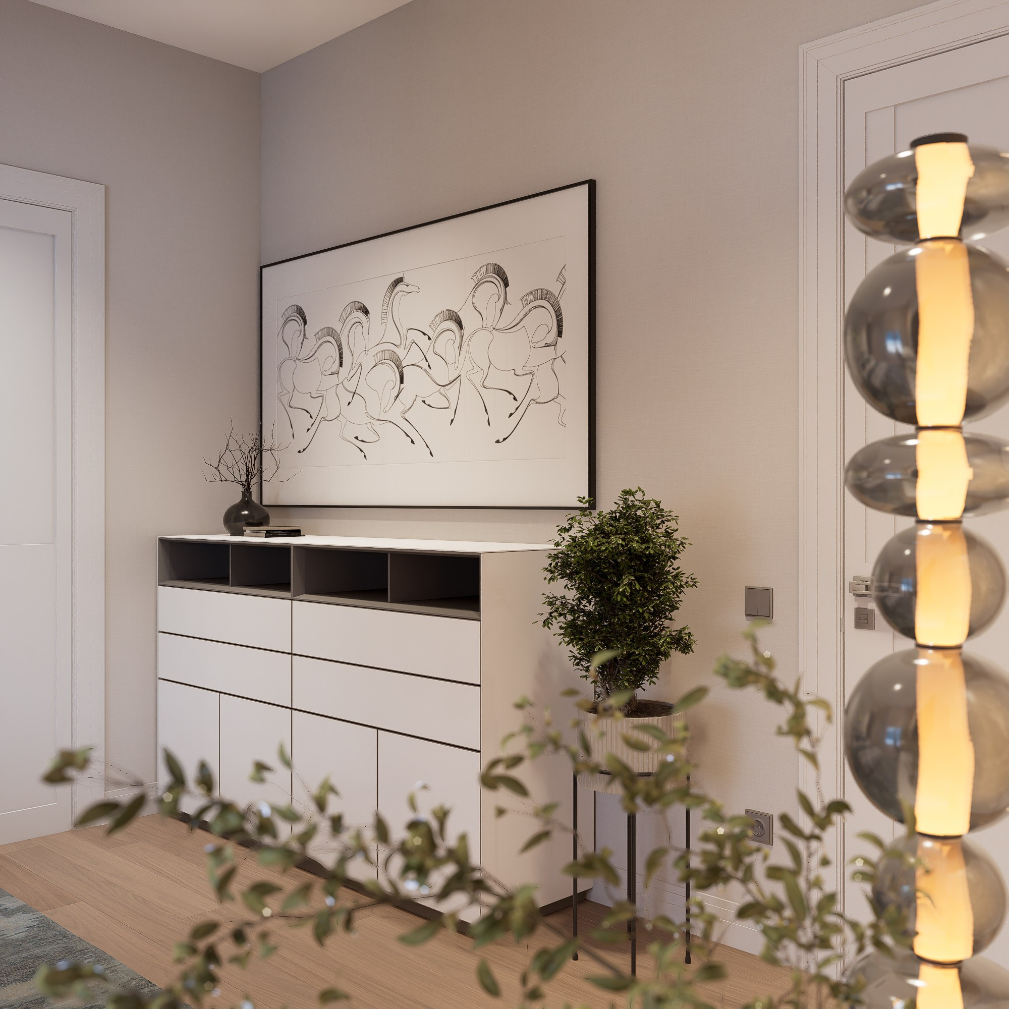 Фьерд 2-х комнатный. Архитектурно-дизайнерское бюро ROOMS