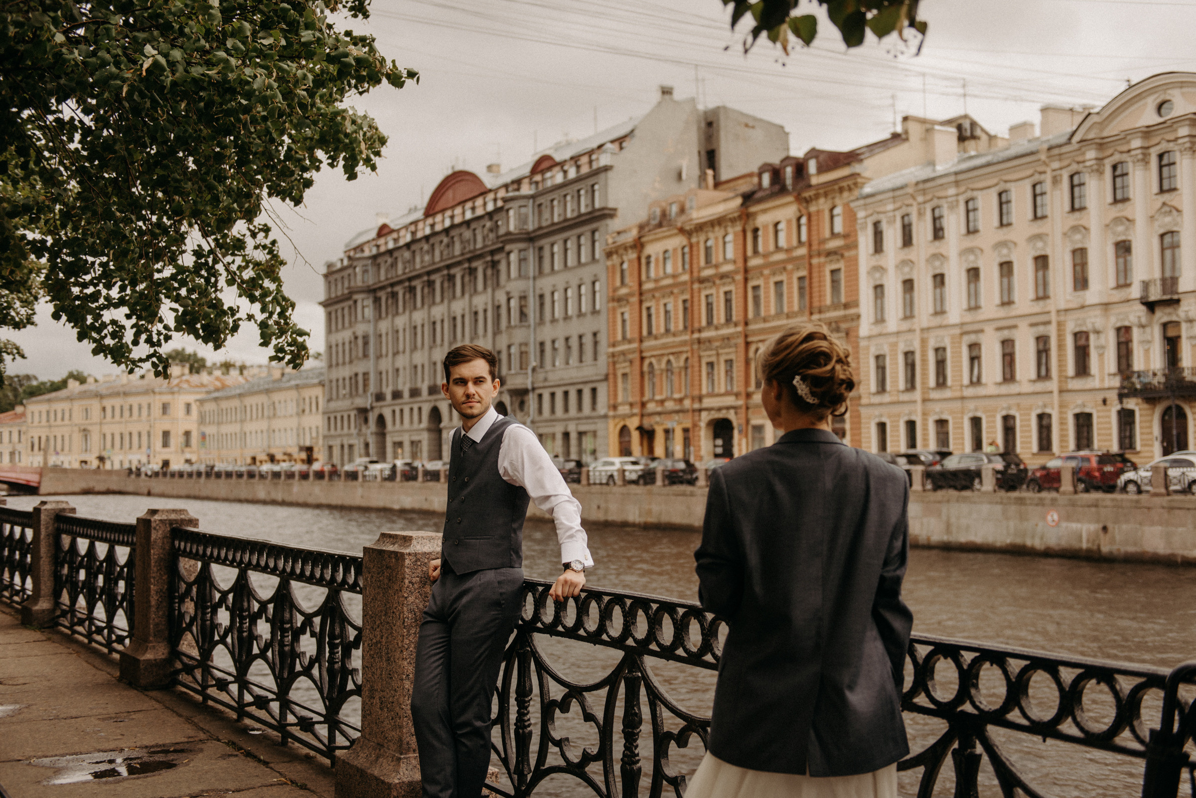 свадебная фотосессия на набережной