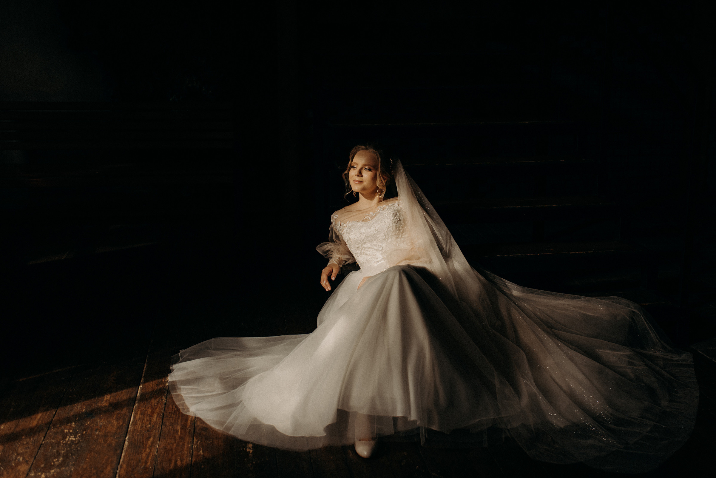 сборы невесты в фотостудии