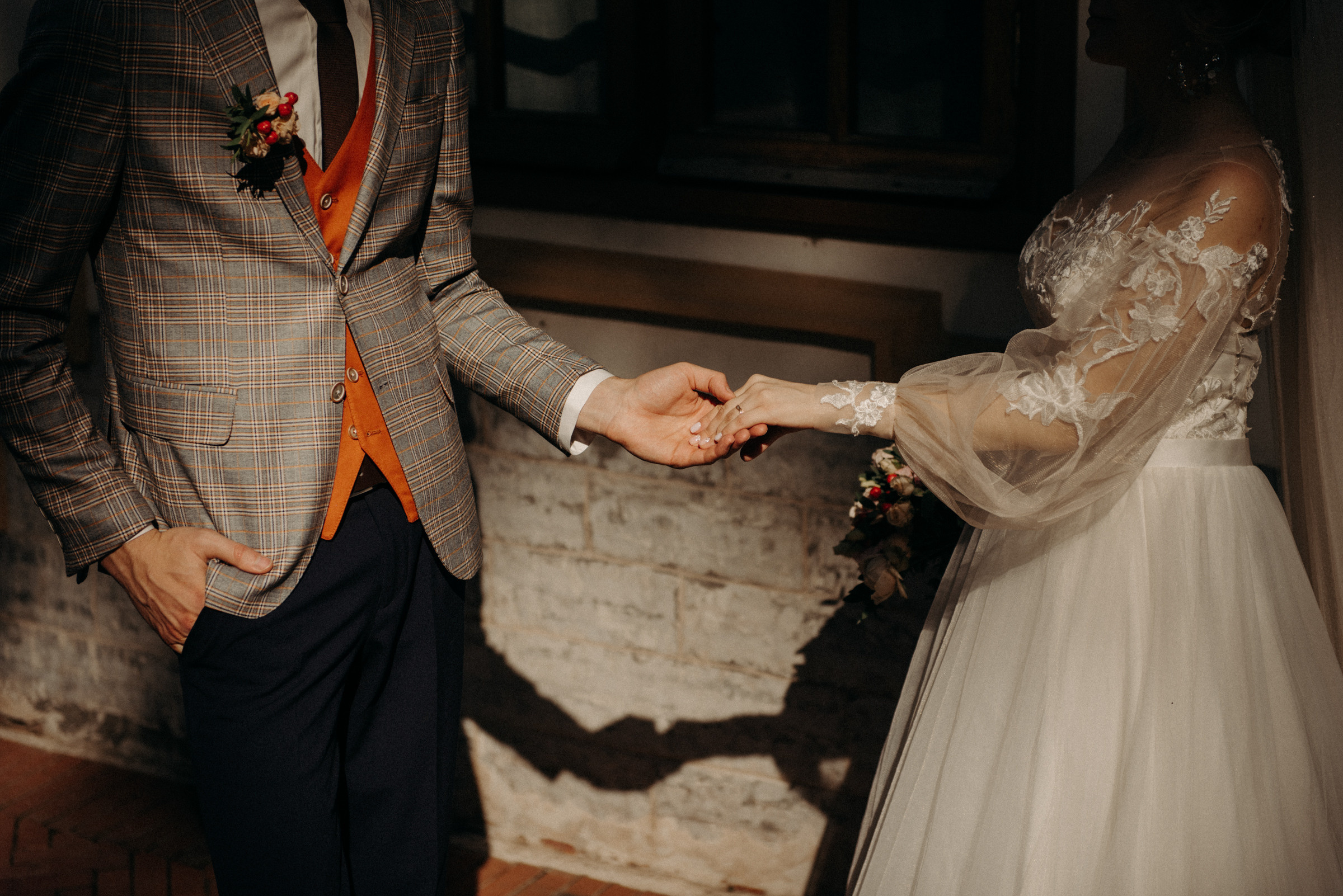 свадебная фотосессия в летнем саду