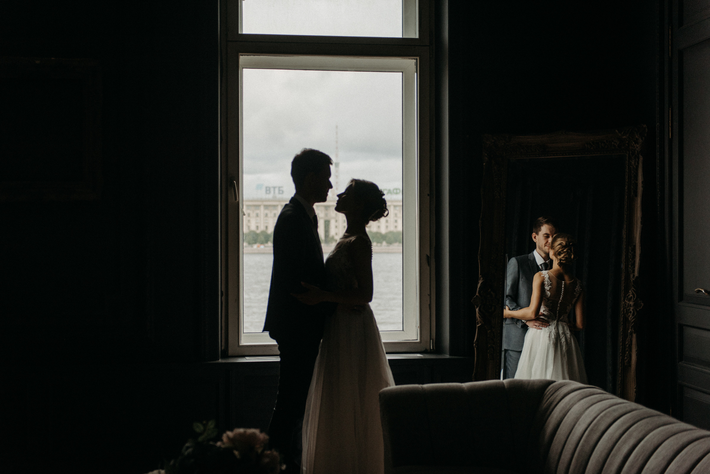 свадебная фотосессия в фотостудии skypoint