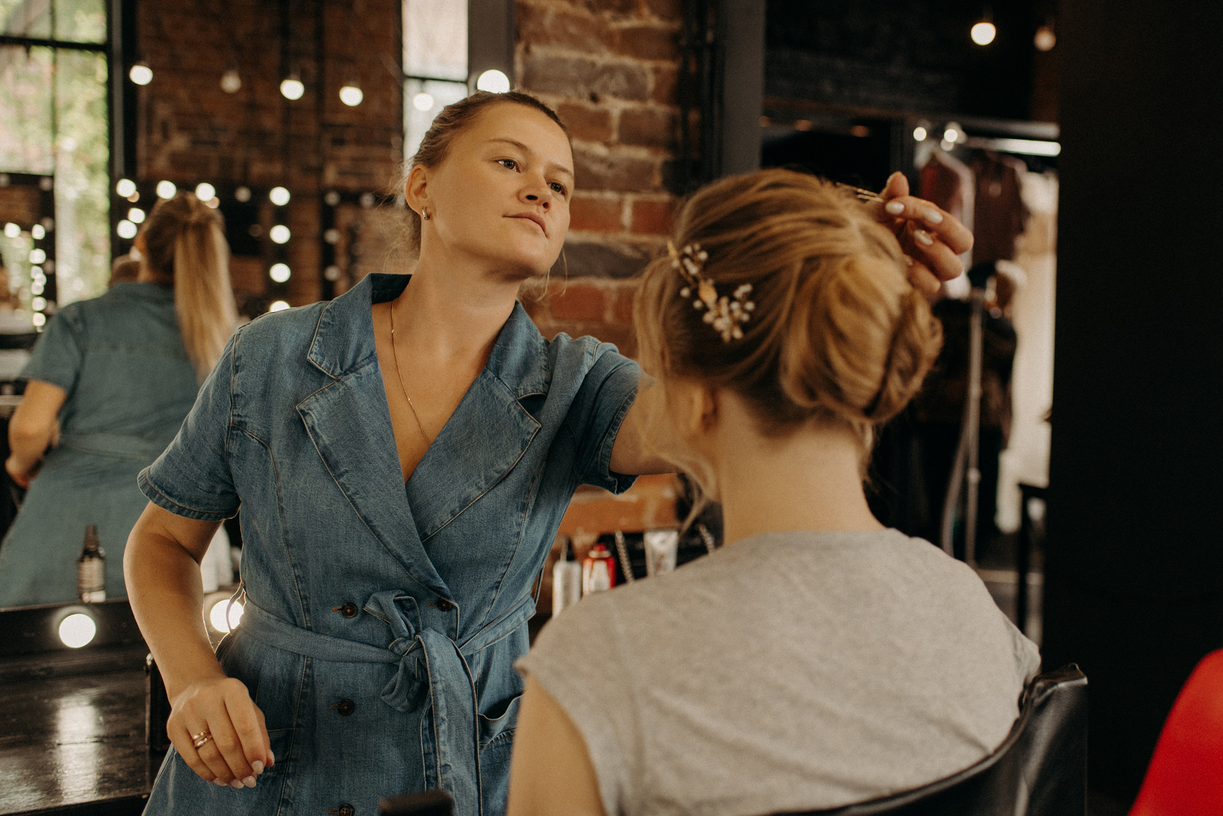 сборы невесты в фотостудии