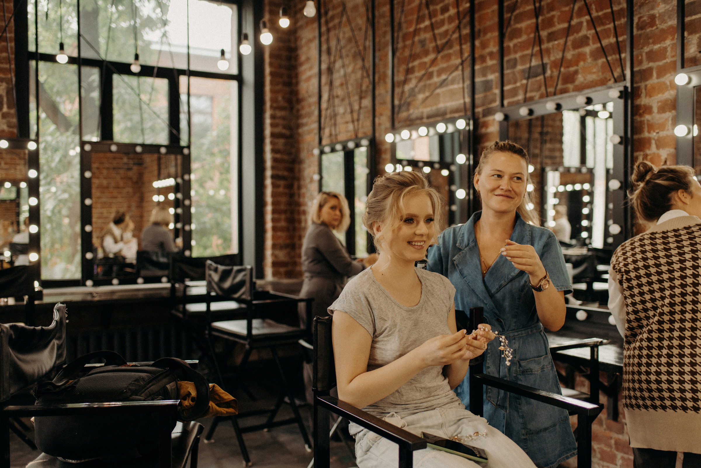 сборы невесты в фотостудии