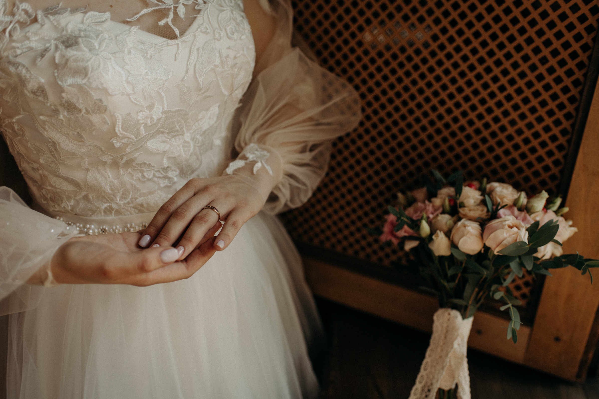 сборы невесты в фотостудии