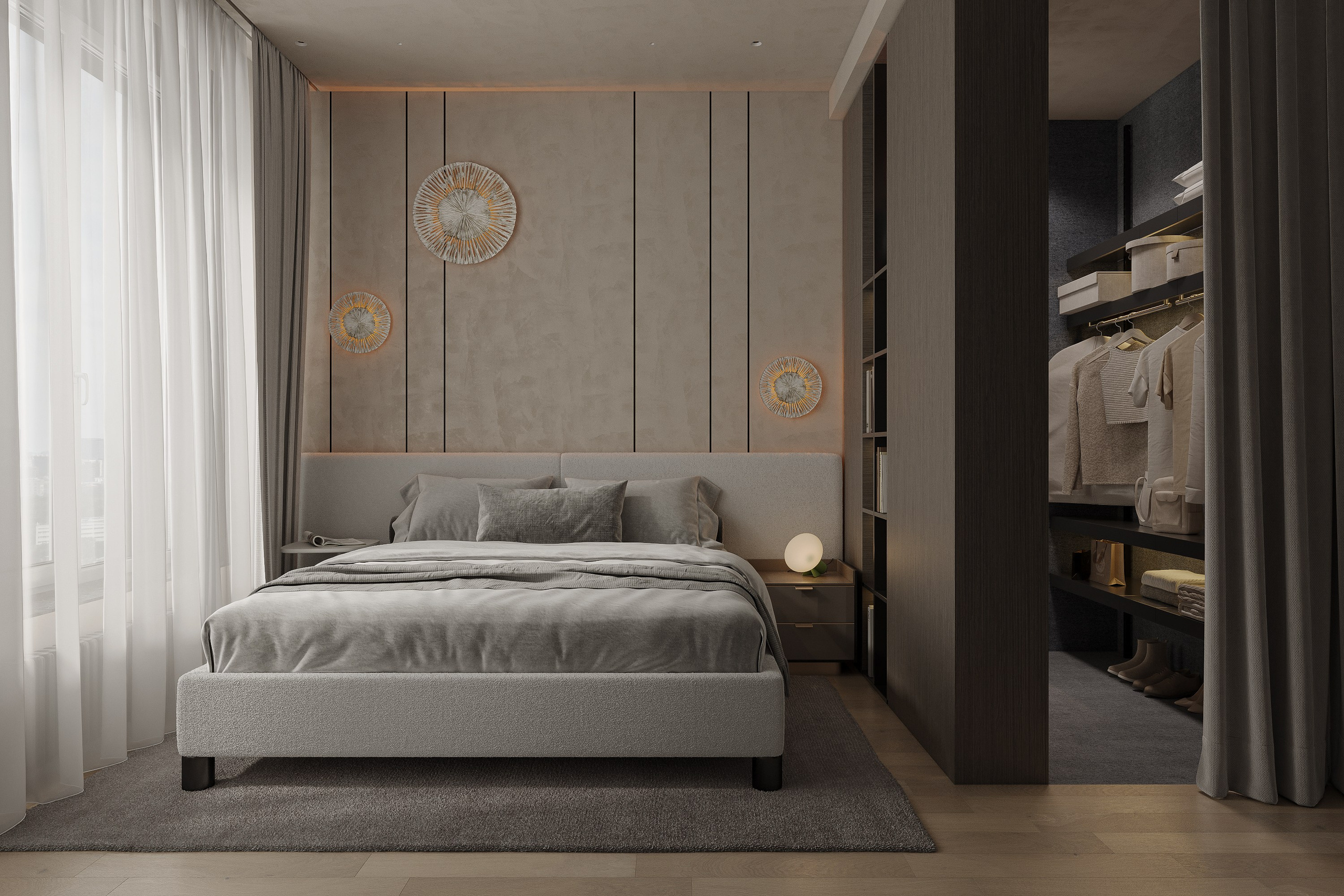 Квартира для L+D Archatelier. 3D визуализация интерьера и архитектурной среды