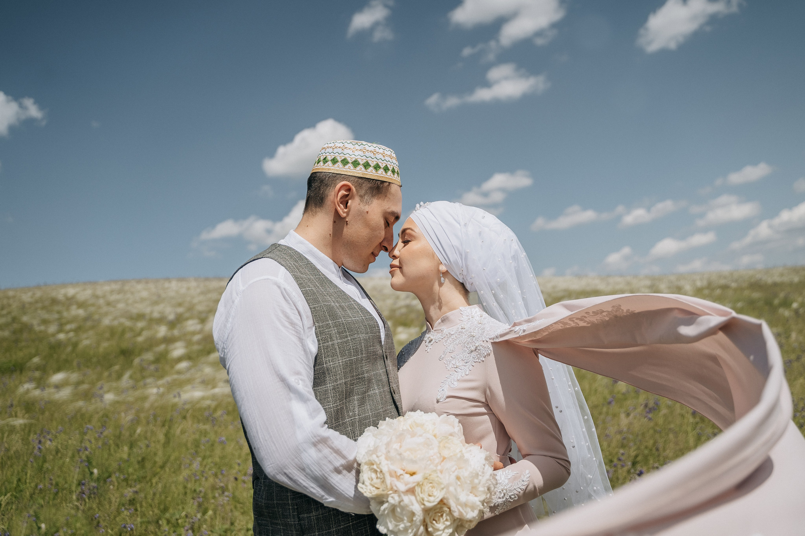Асхат и Аделия. Свадебный семейный фотограф Ксения Божко Уфа Раевка никах в Нарыстау