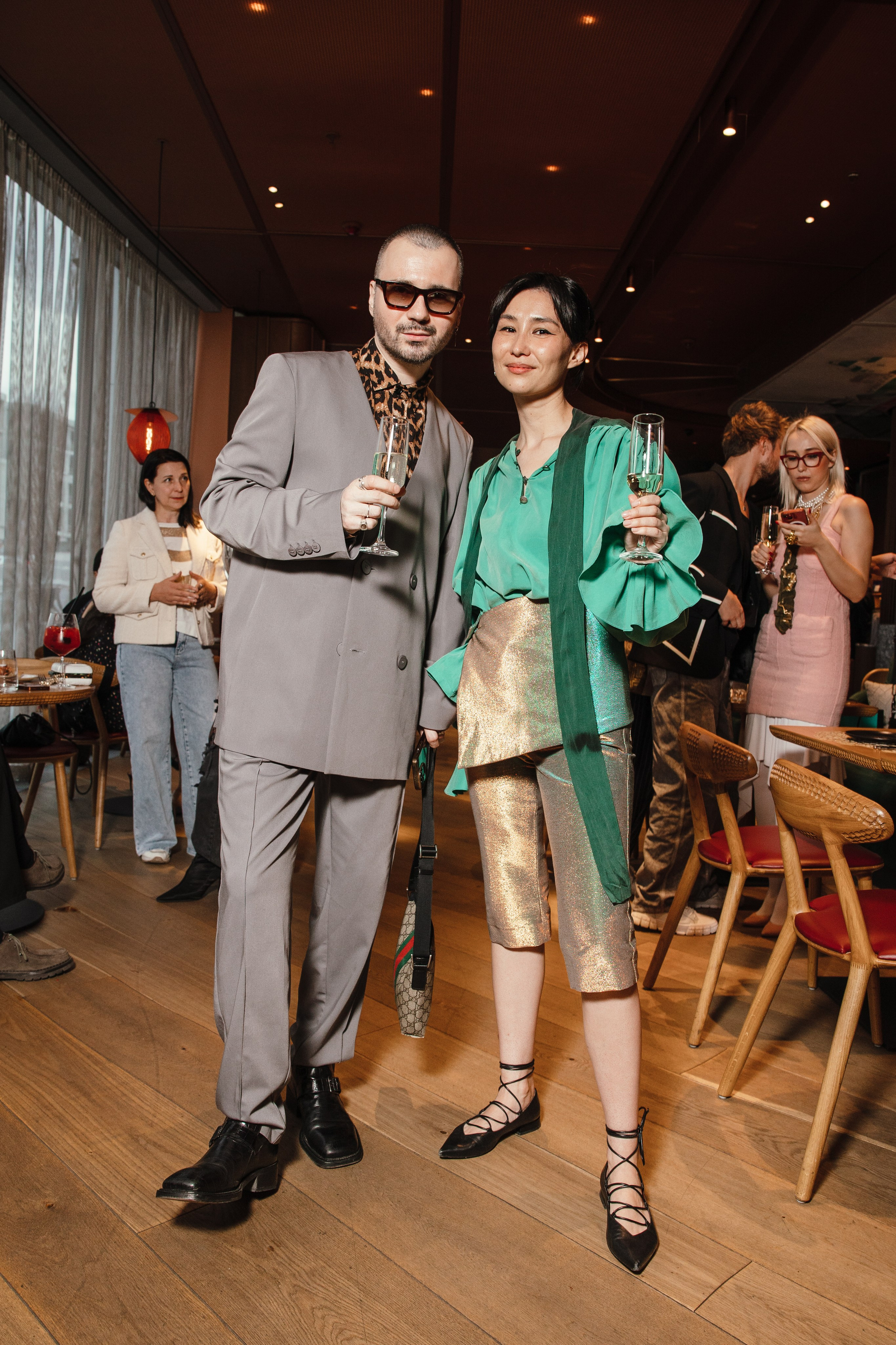 Презентация Russian Fashion Dom в ресторане Shagal. Контент фотограф в Москве и области Елена Кулакова