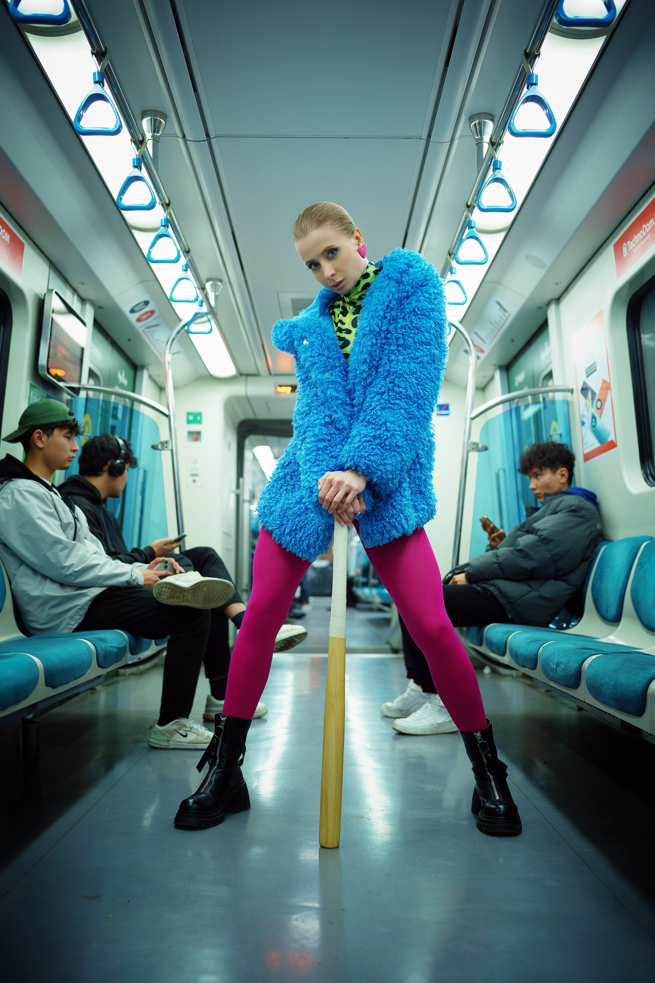 Фотосессия в метро