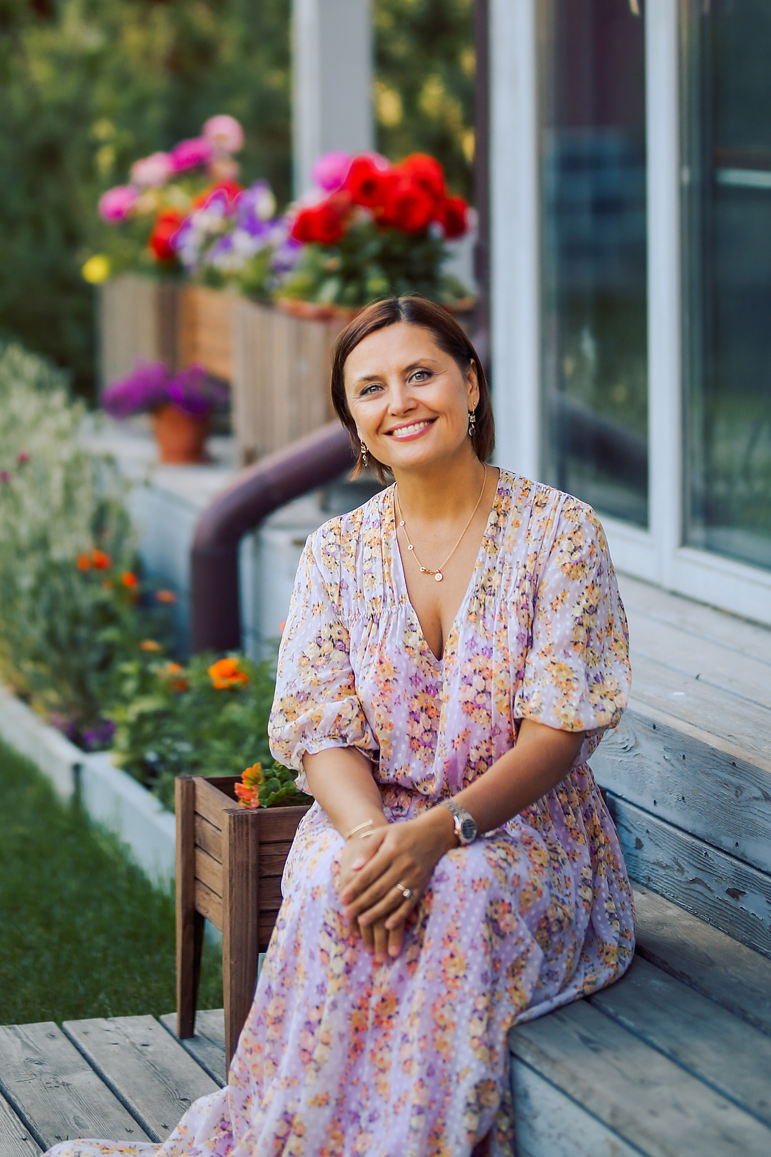 Юлия с семьей. Фотограф Анастасия Залевская