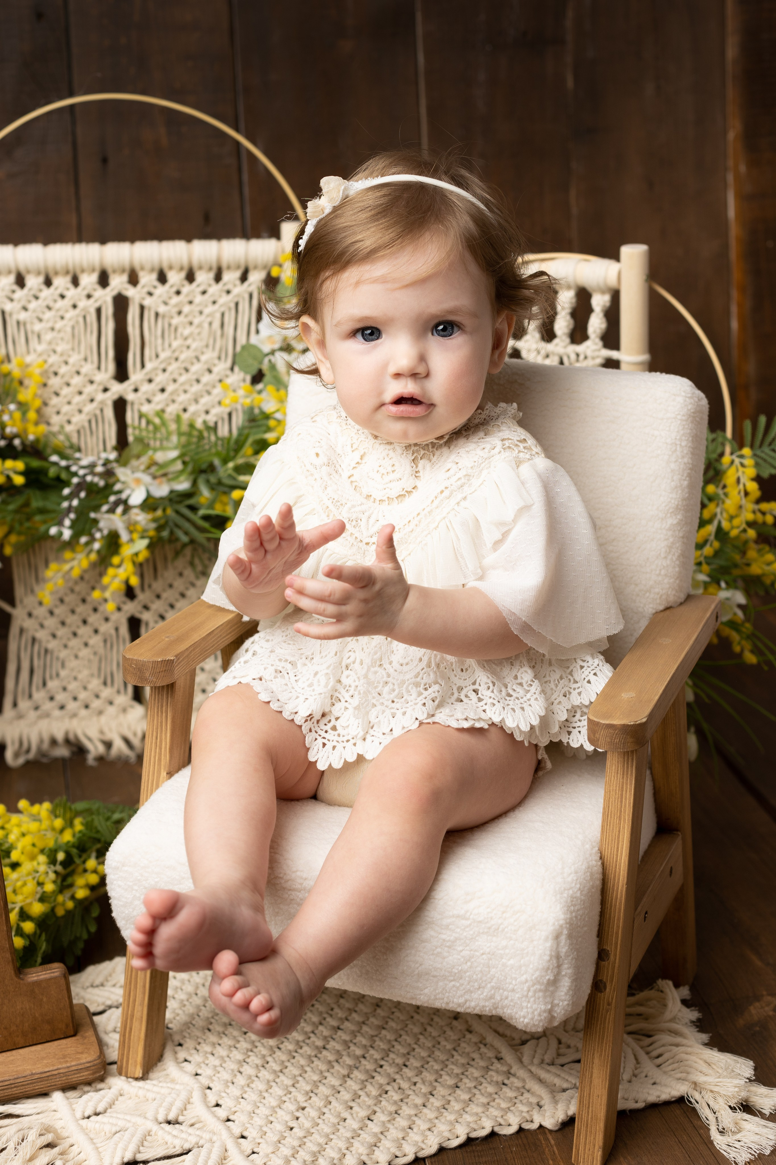 Фотосессия к первому дню рождения. Фотограф новорожденных, детский фотограф в г. Оренбурге Екатерина Козлова