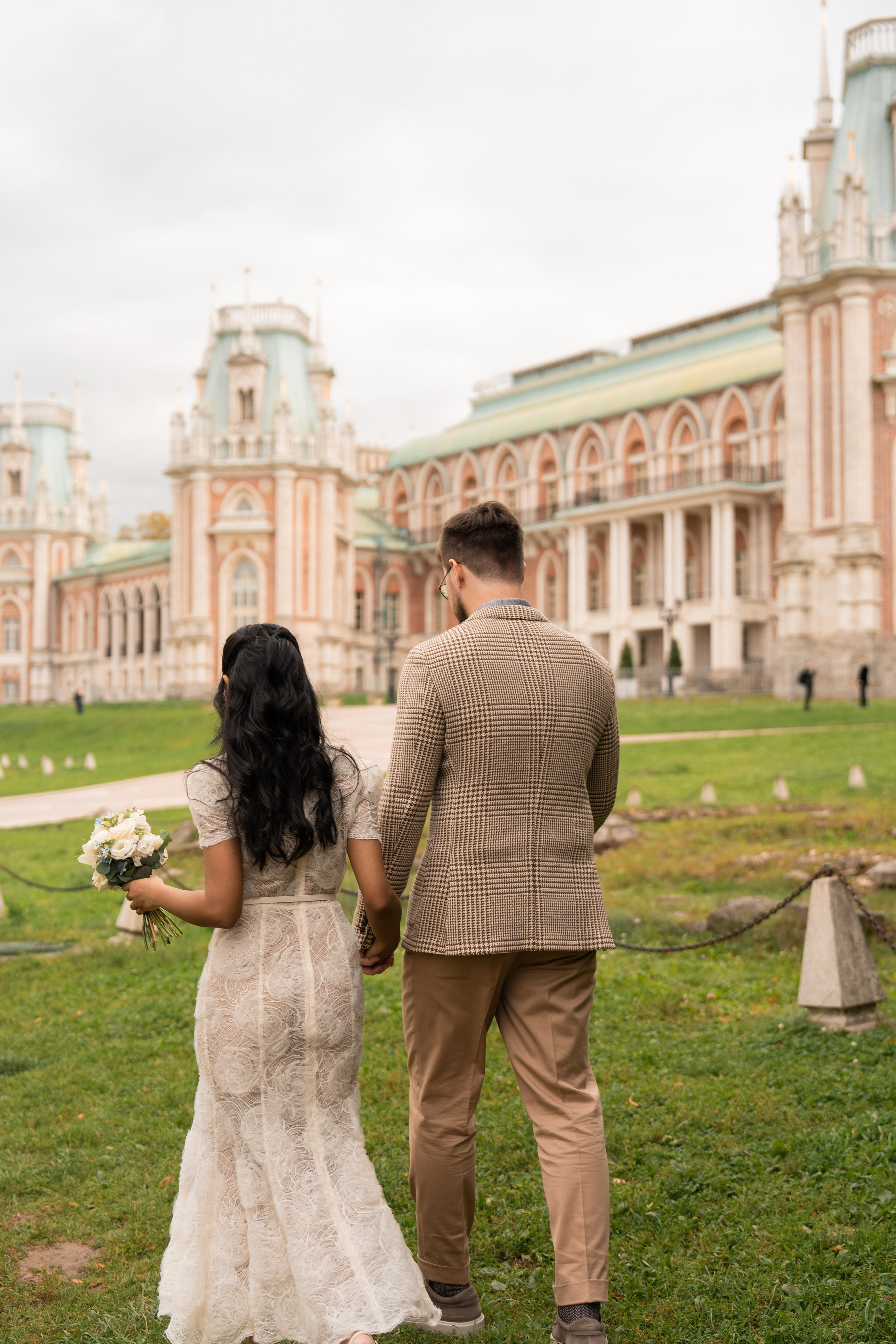 Максим и Харша, Царицыно. Свадебный фотограф в Москве Анна Полушина