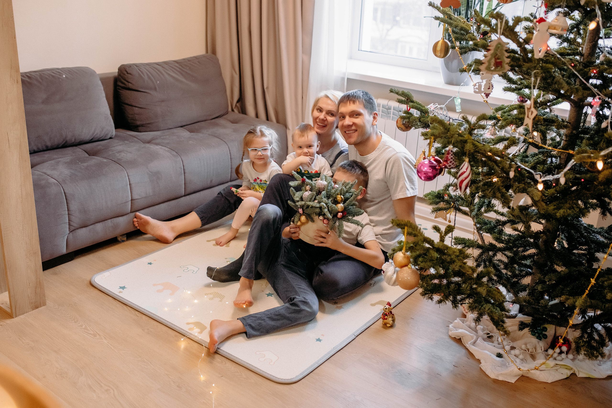 Новогодняя семейная история. Свадебный и семейный фотограф Сасина Элина г.Хабаровск