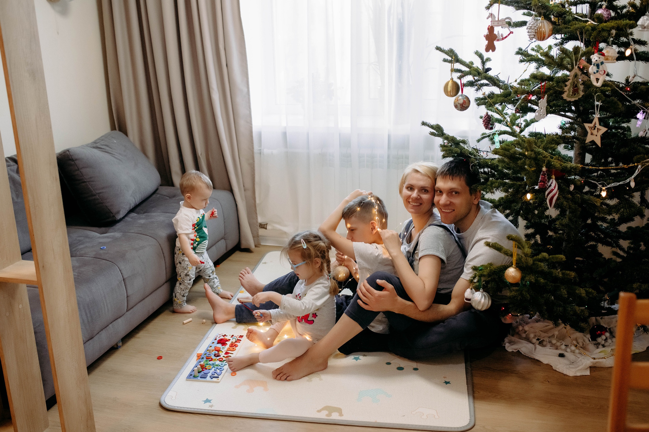 Новогодняя семейная история. Свадебный и семейный фотограф Сасина Элина г.Хабаровск