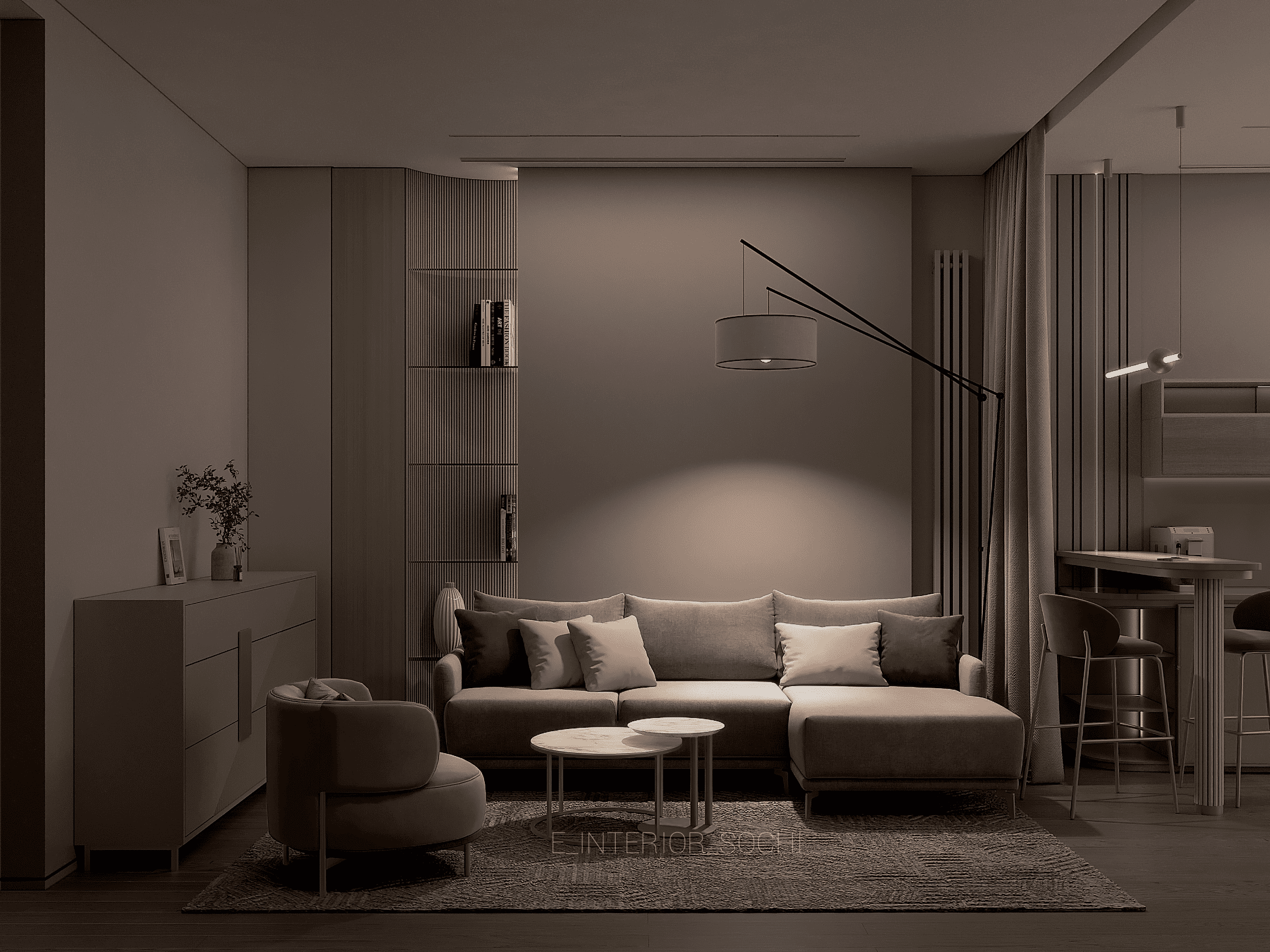 PINA_COLADA. Дизайн интерьера Евгения Тисленко