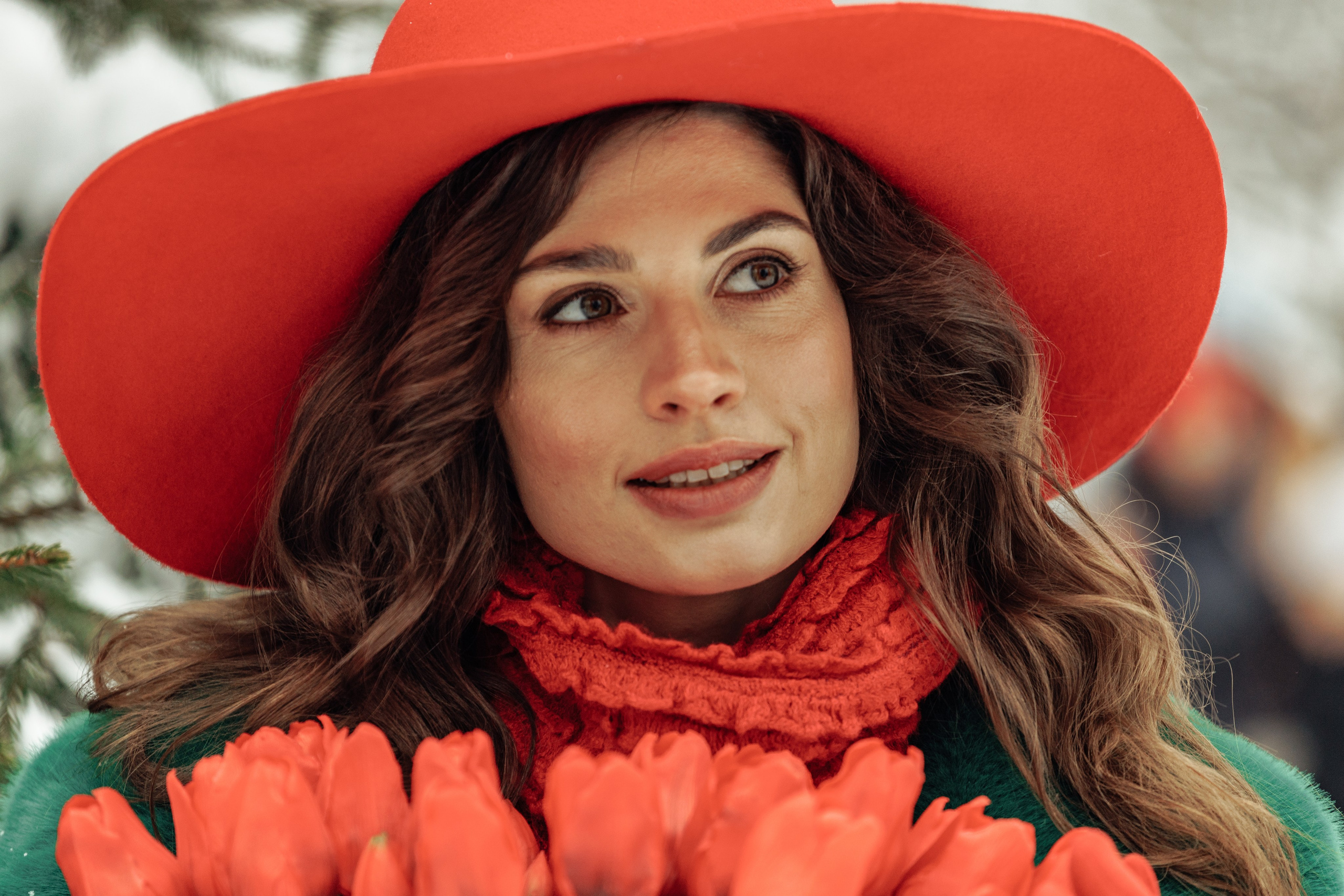 Зимний портрет для Ольги. Портретный фотограф в Москве Екатерина Богдасарова