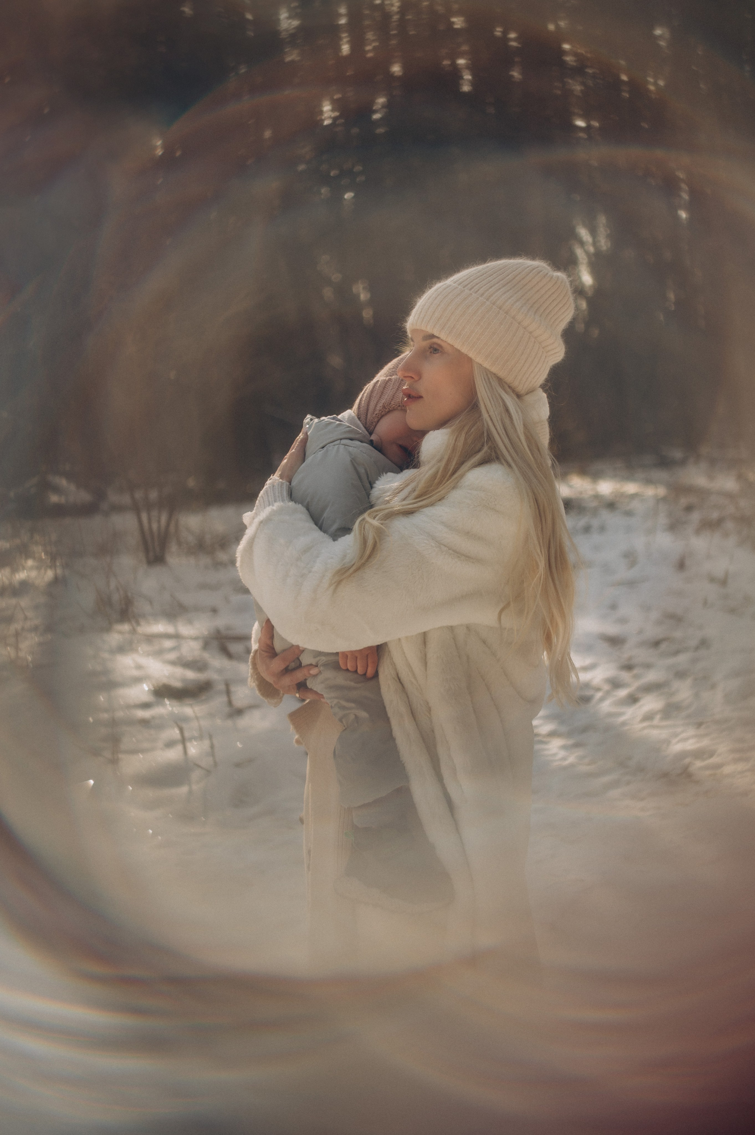 Зимняя фотосессия в лесу. Семейный фотограф в Домодедово и Москве Елена Пичугина