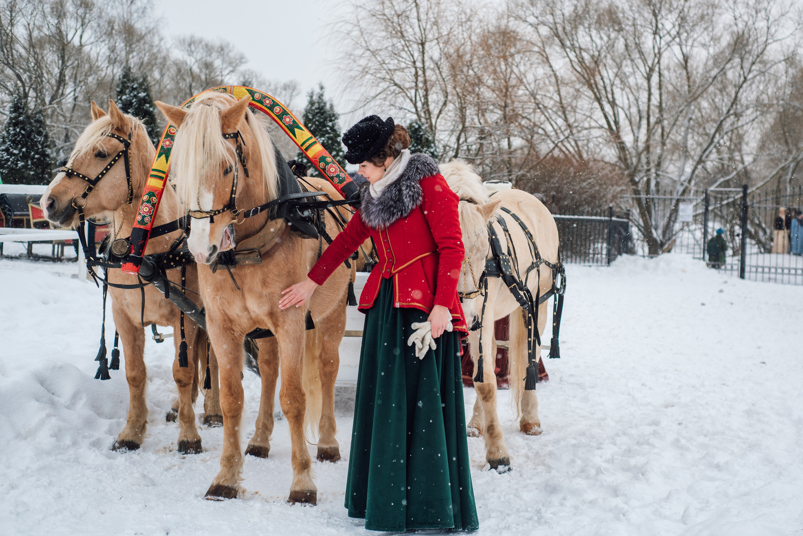 Зимняя парфорсная охота. Фотограф Диана Вальтер