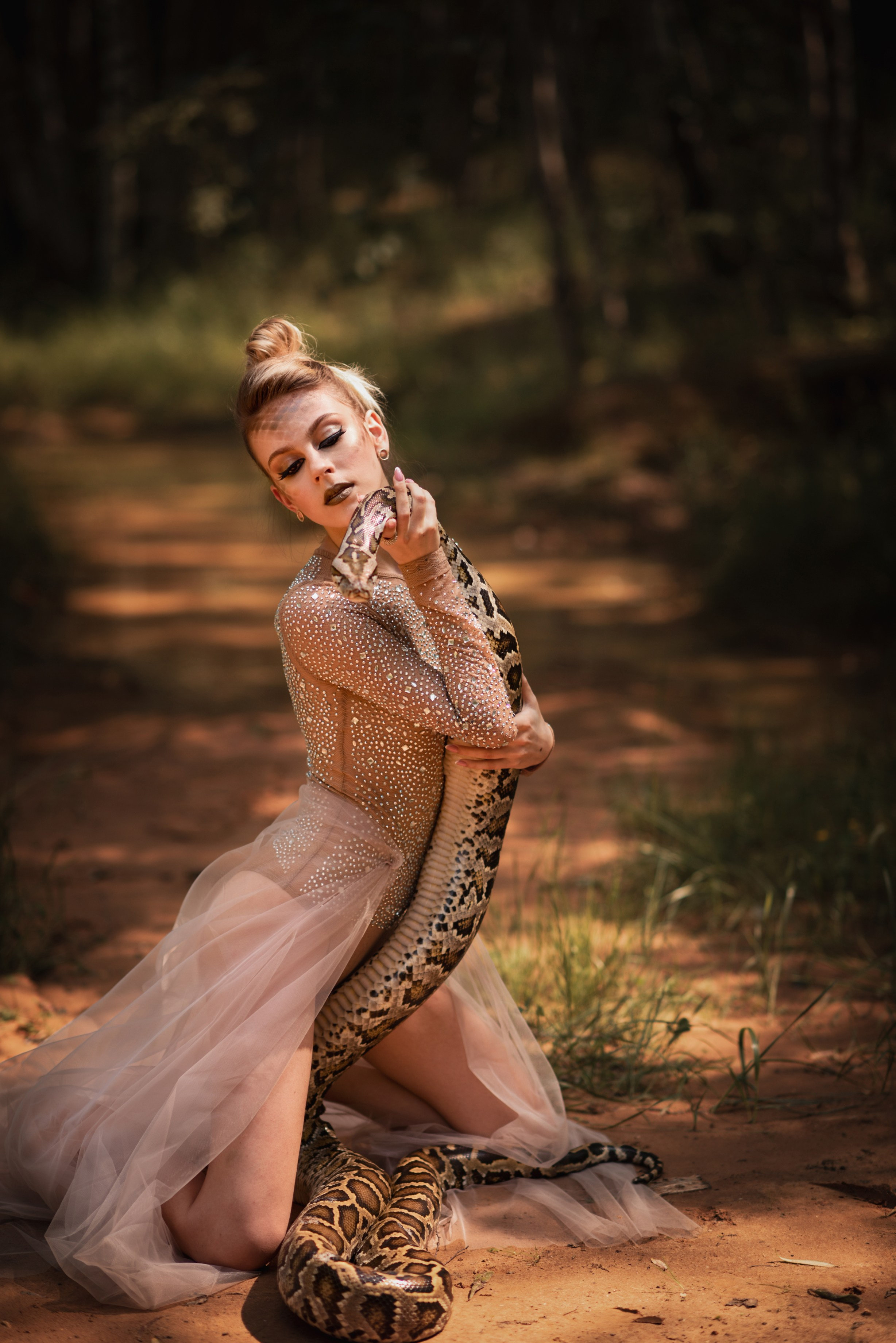 Фотосессия с питоном. Фотограф Диана Вальтер