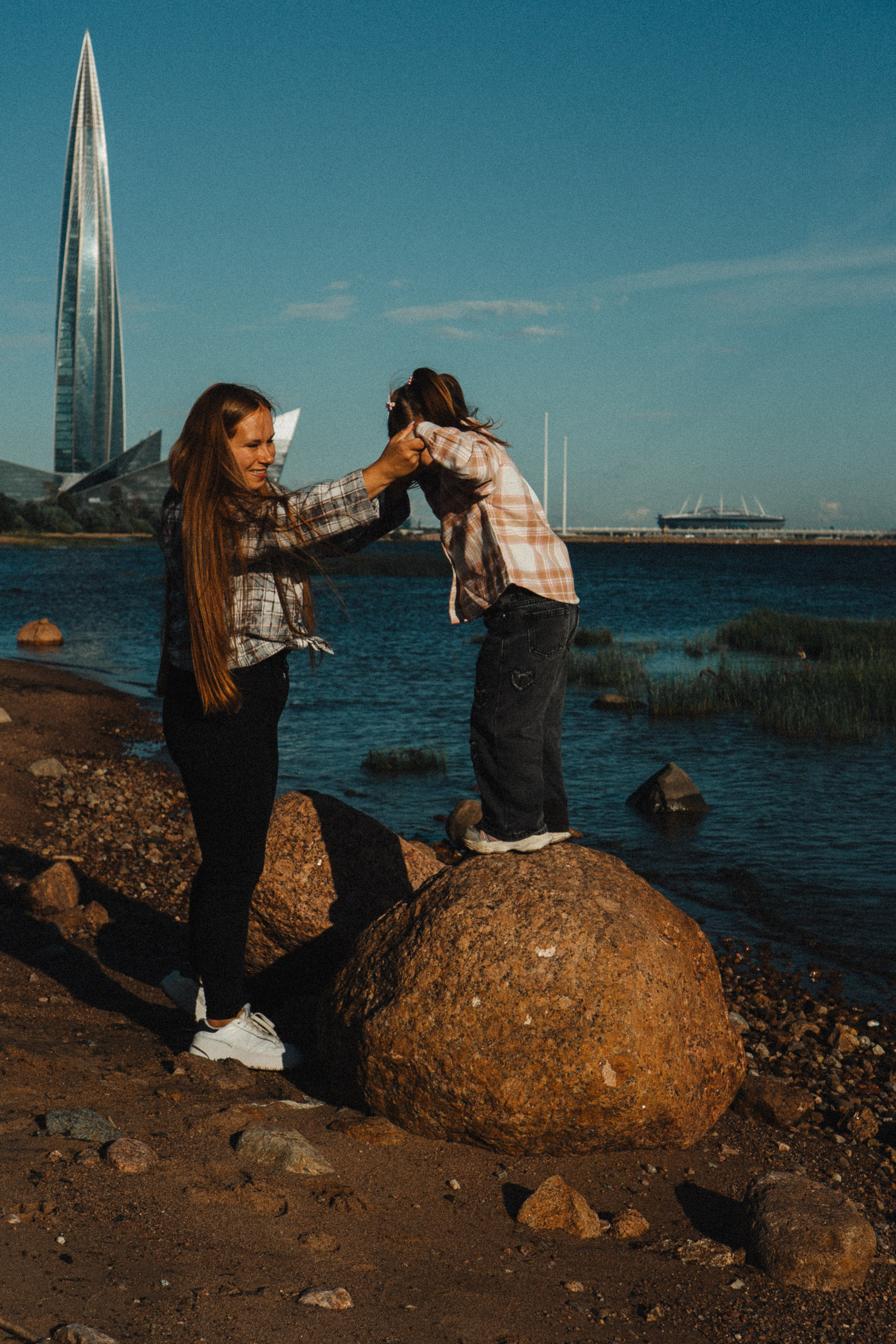 МАМА И ДОЧКА НА ФИНСКОМ ЗАЛИВЕ. Профессиональный фотограф, Санкт-Петербург — Виктория Богомолова