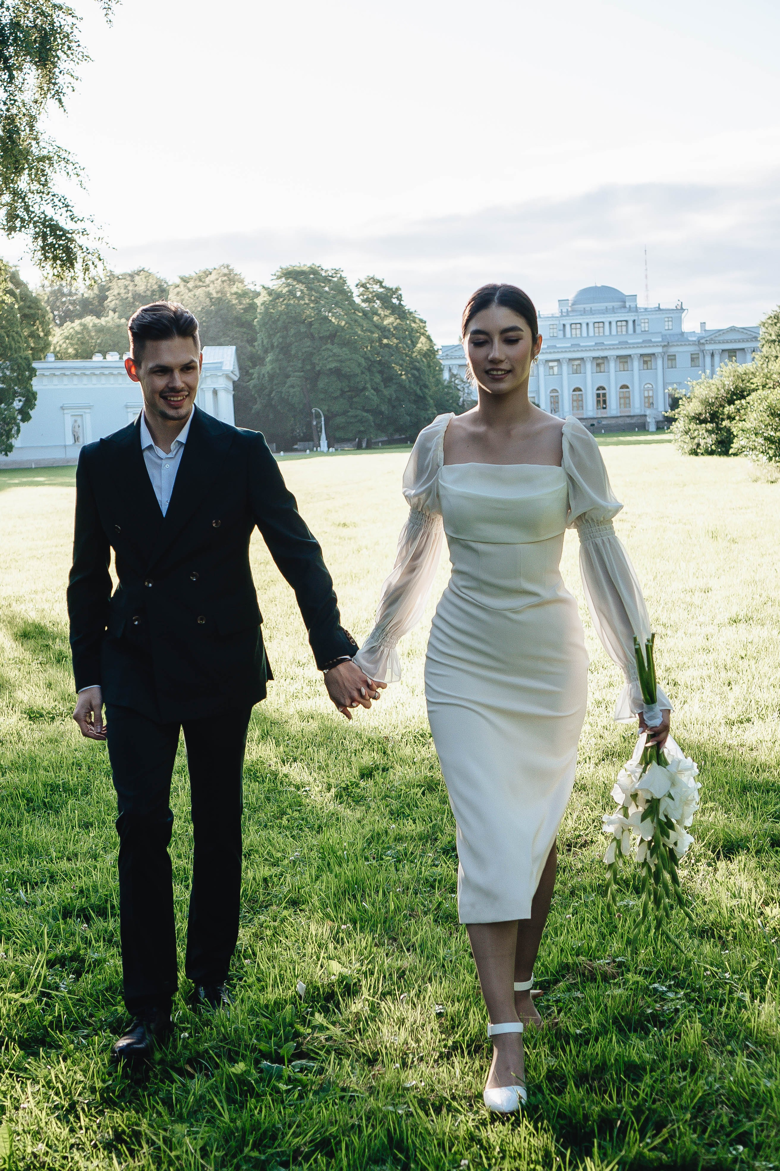 СВАДЕБНАЯ СЬЕМКА НА РАССВЕТЕ НА ЕЛАГИНОМ ОСТОРОВЕ. Профессиональный фотограф, Санкт-Петербург — Виктория Богомолова