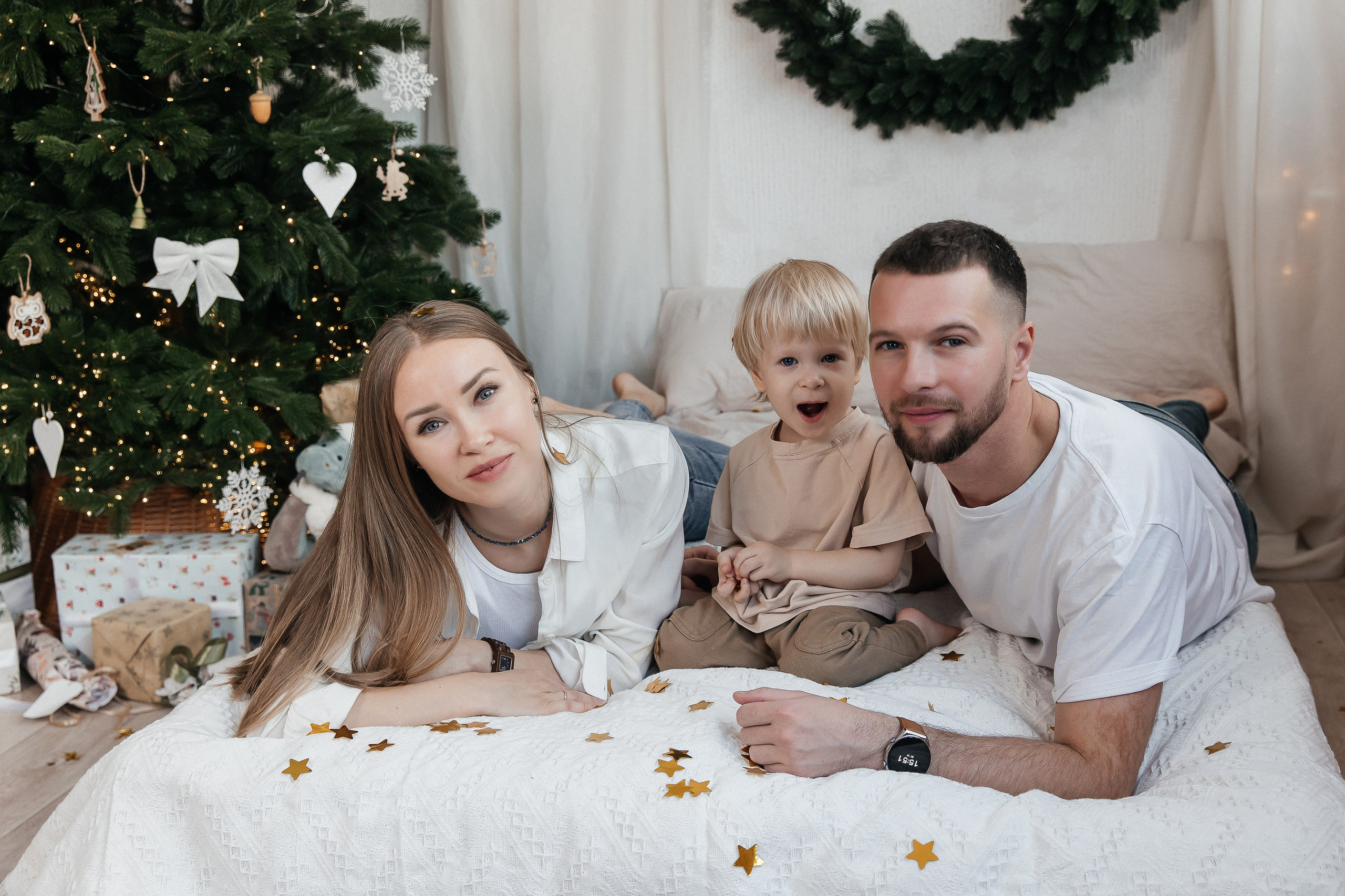 Фотосессия 2 в 1:новый год и день рождения 🎂🎄