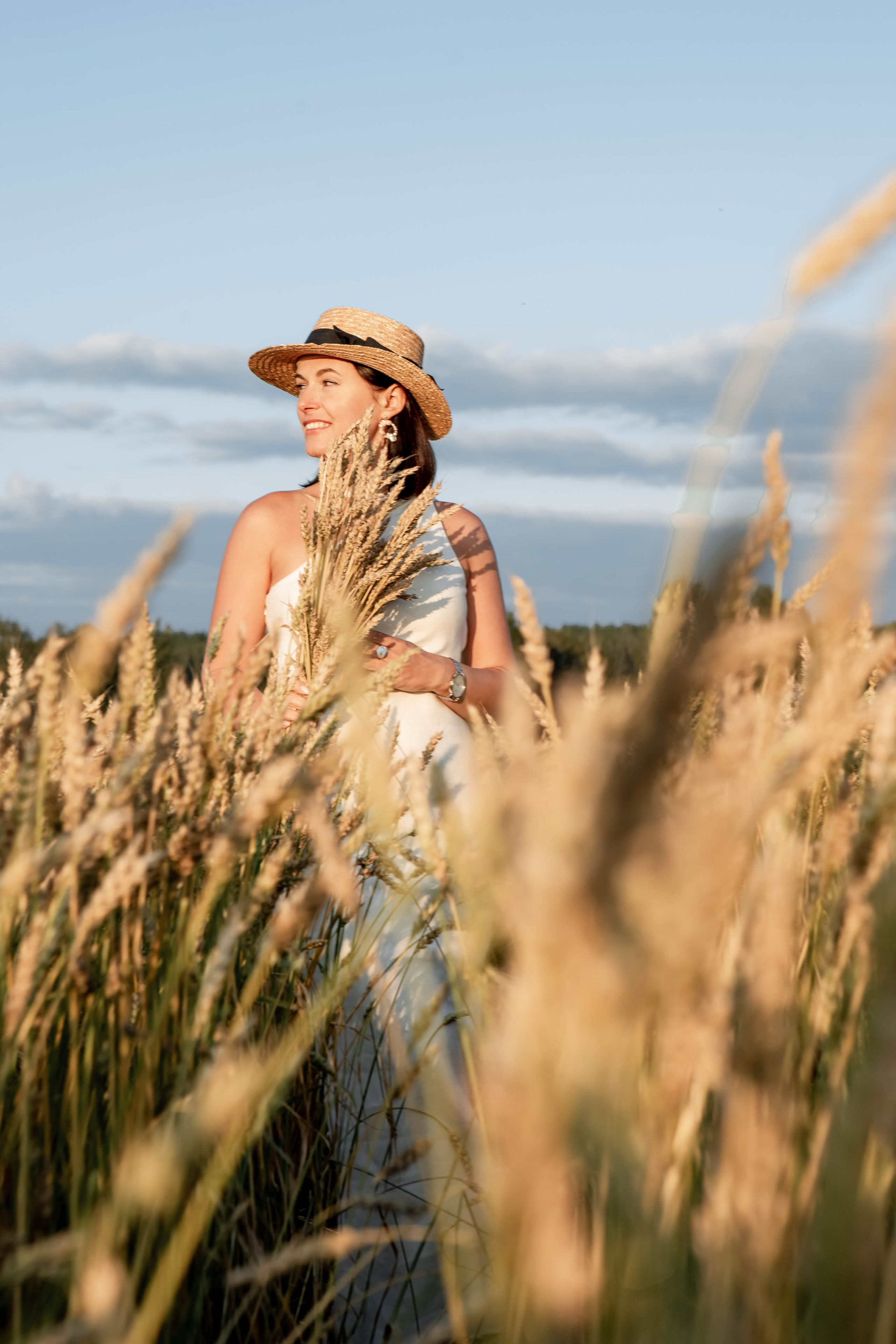 Пшеница на закате. Фотограф Екатерина Голицына