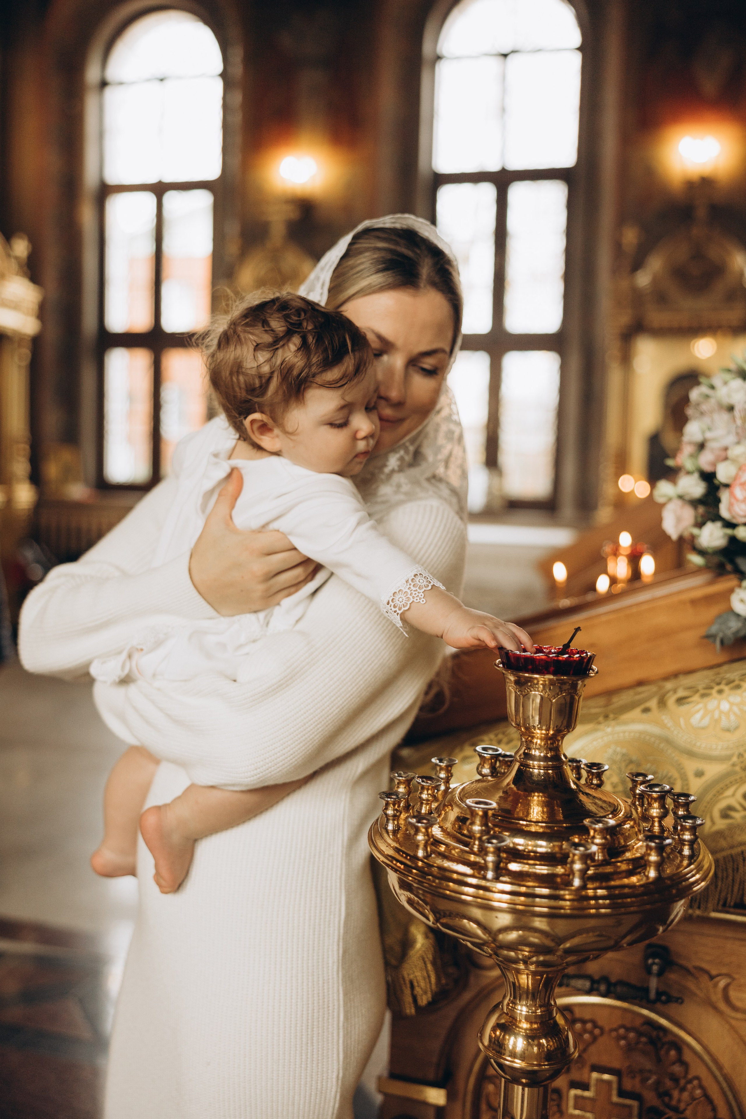Крещение Дианы. Семейный фотограф в Москве Виктория Ястребинская