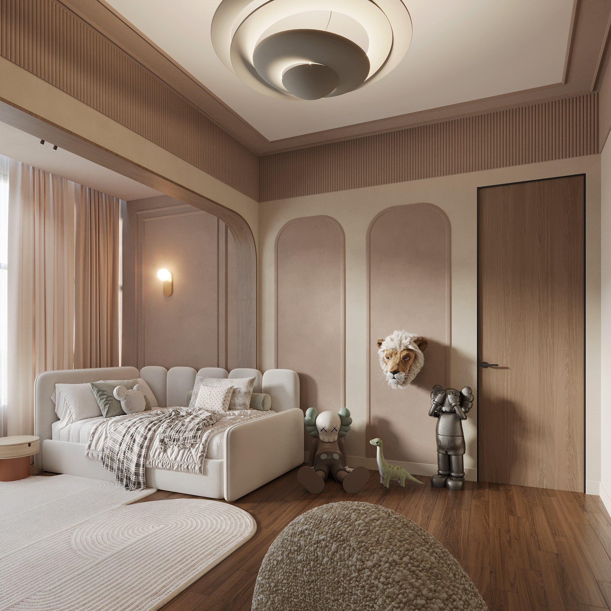 Интерьер детской комнаты — 3D-визуализация с авторским дизайном. 3Д Визуализация Интерьера и Архитектуры