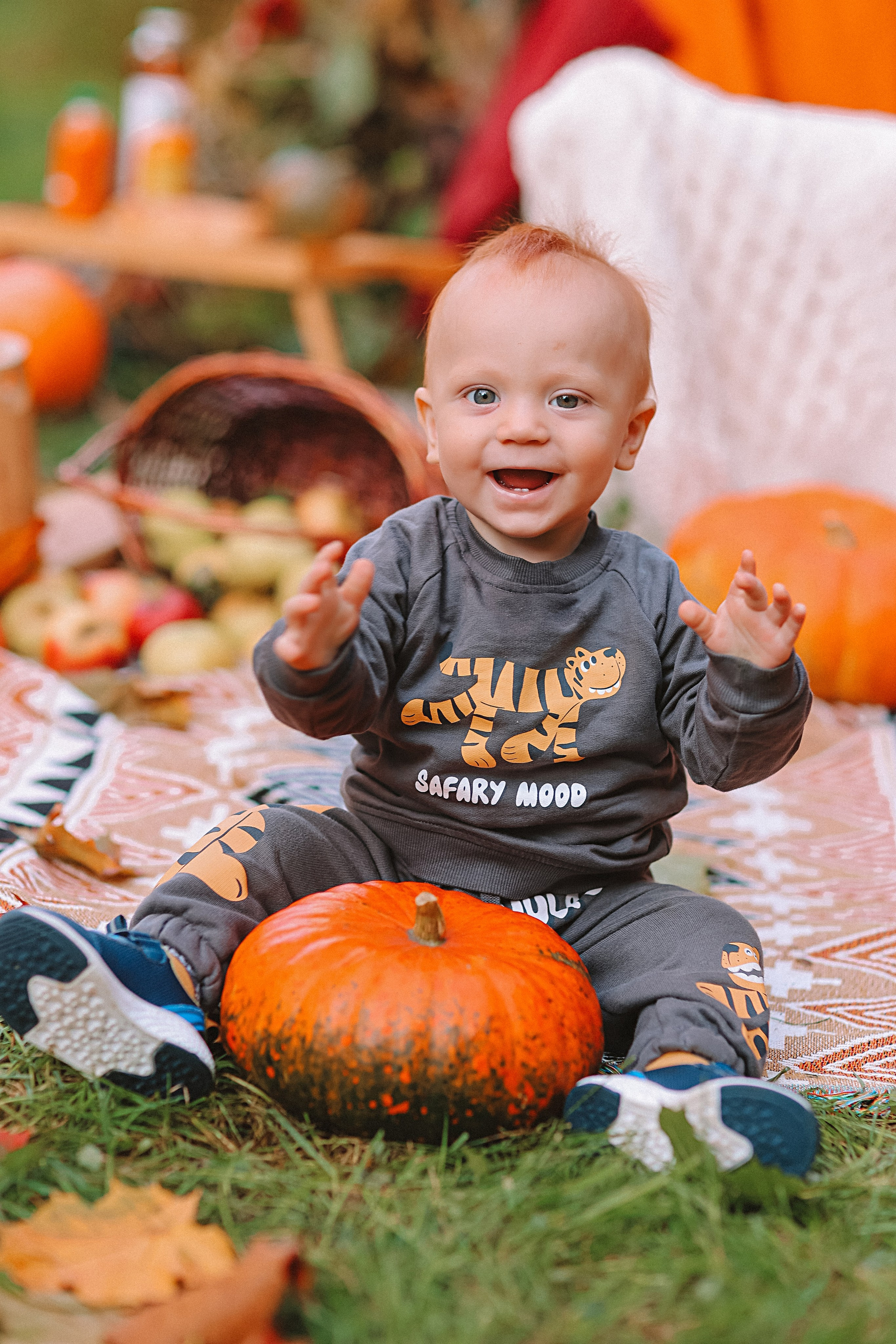 Тыквы. Семейный фотограф Тюмень, фотограф на роды Салмина Мария