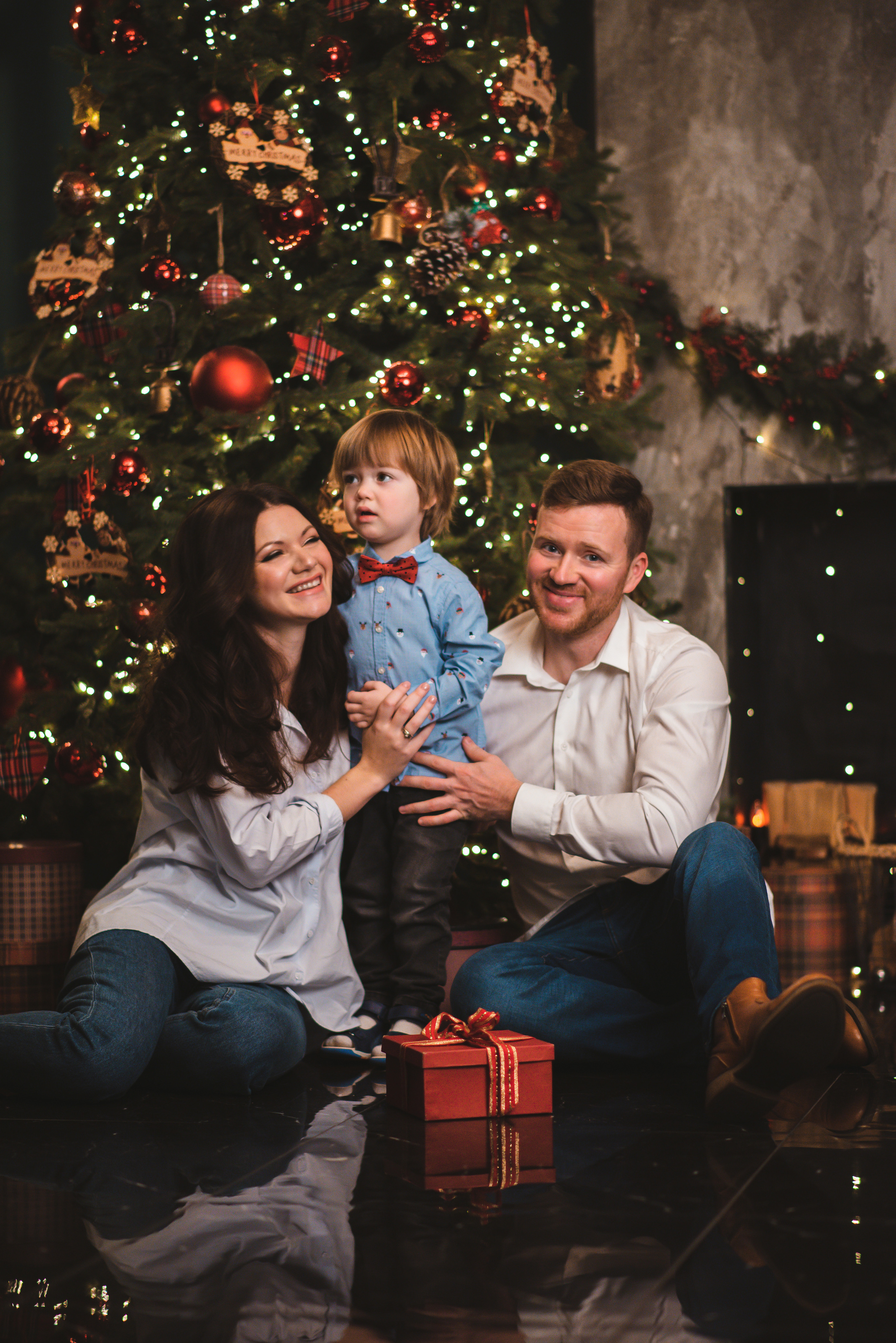 Наташа, Лёша и Егор. Канун Нового Года. Семейный и детский фотограф в Санкт-Петербурге Светлана Юрьева