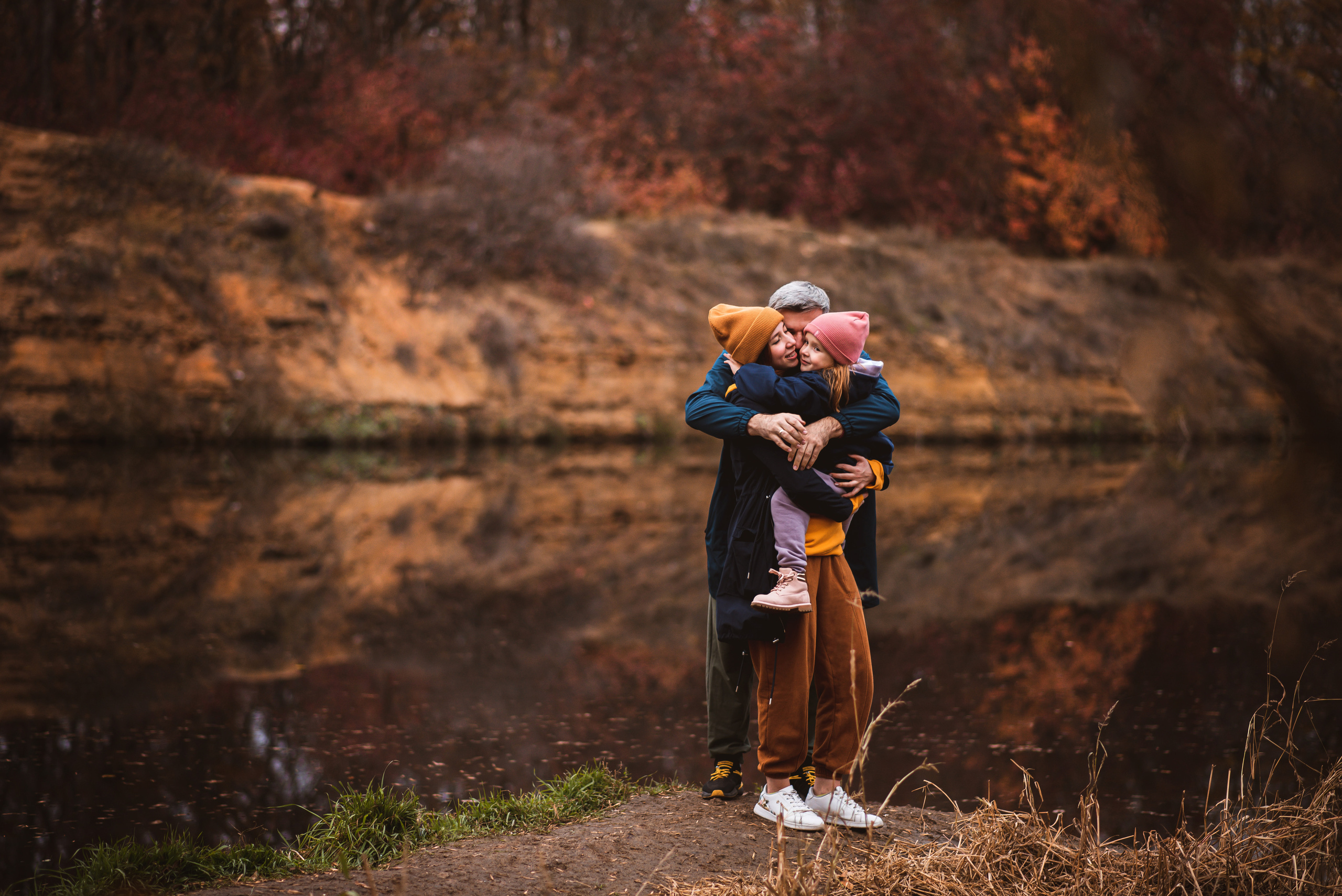 Полина, Саша и Оливия. Осений уют. Семейный и детский фотограф в Санкт-Петербурге Светлана Юрьева