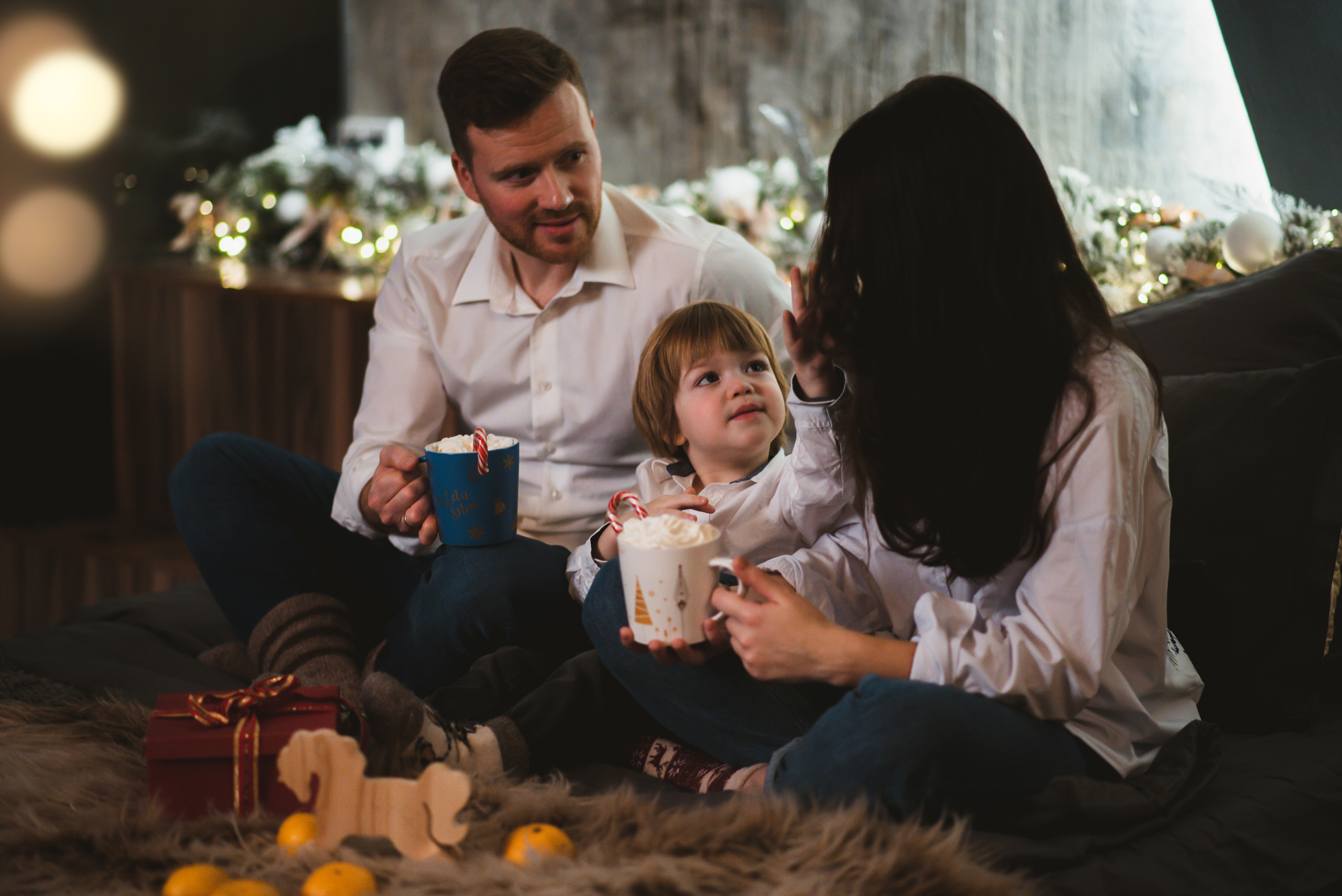 Наташа, Лёша и Егор. Канун Нового Года. Семейный и детский фотограф в Санкт-Петербурге Светлана Юрьева