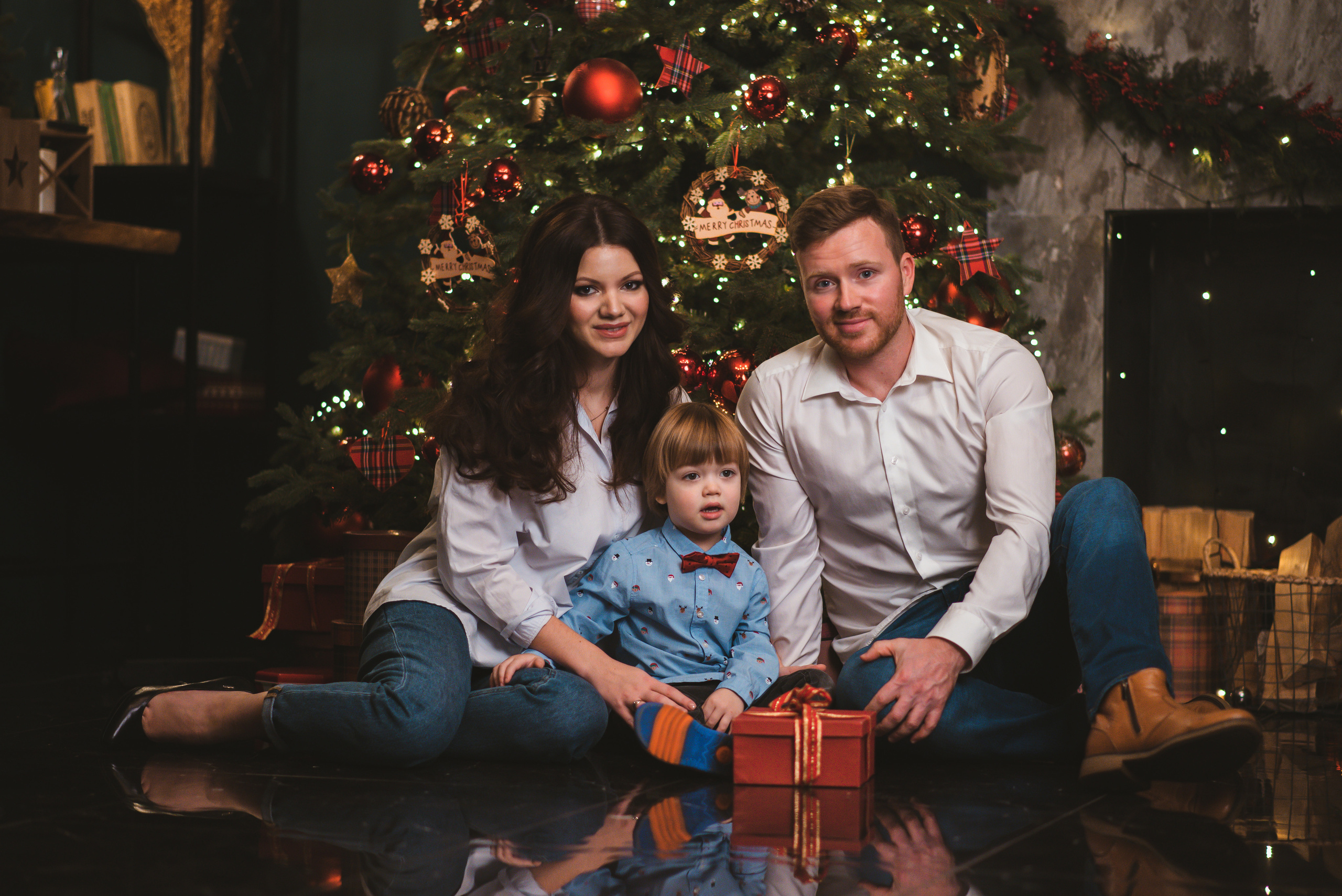 Наташа, Лёша и Егор. Канун Нового Года. Семейный и детский фотограф в Санкт-Петербурге Светлана Юрьева