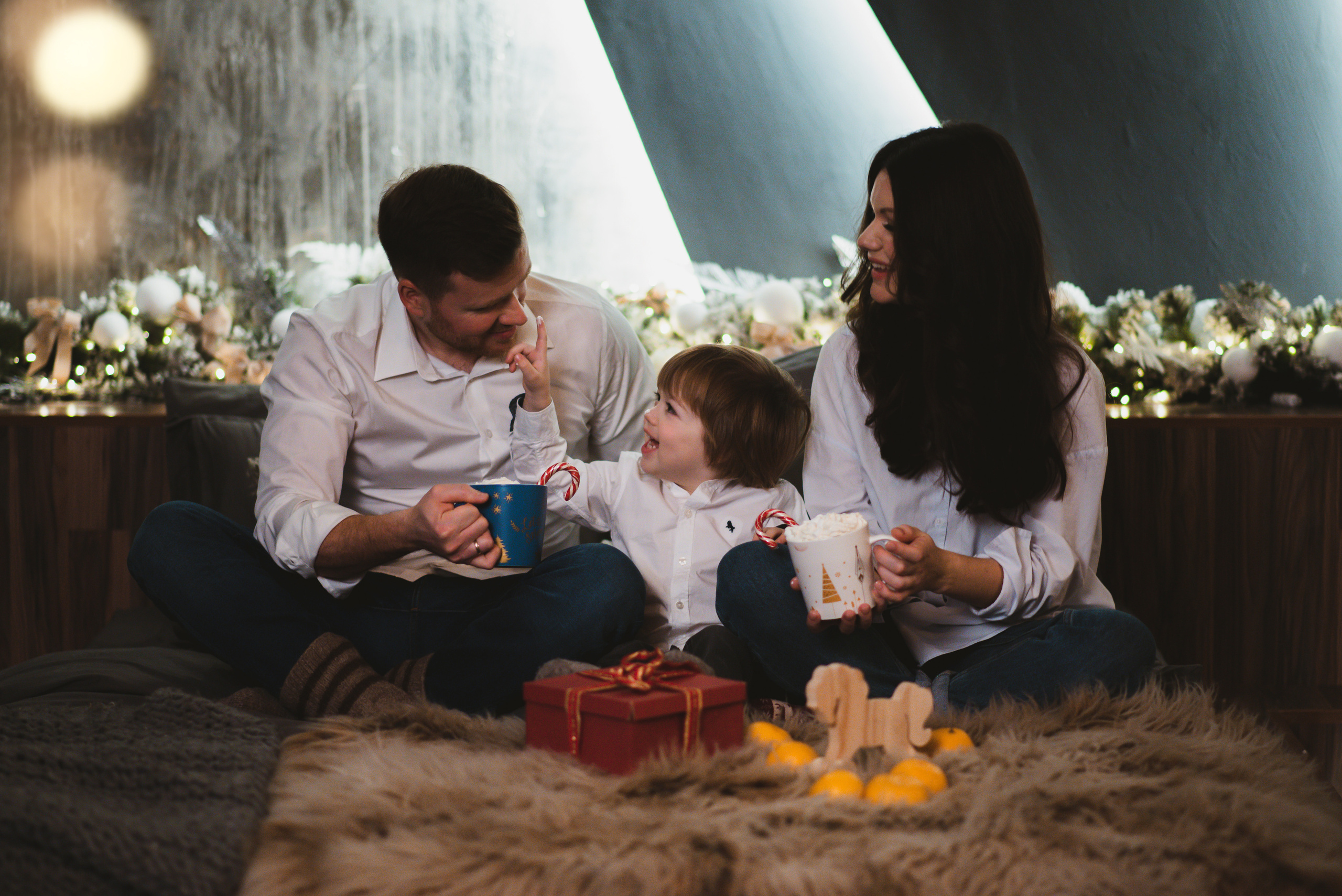 Наташа, Лёша и Егор. Канун Нового Года. Семейный и детский фотограф в Санкт-Петербурге Светлана Юрьева