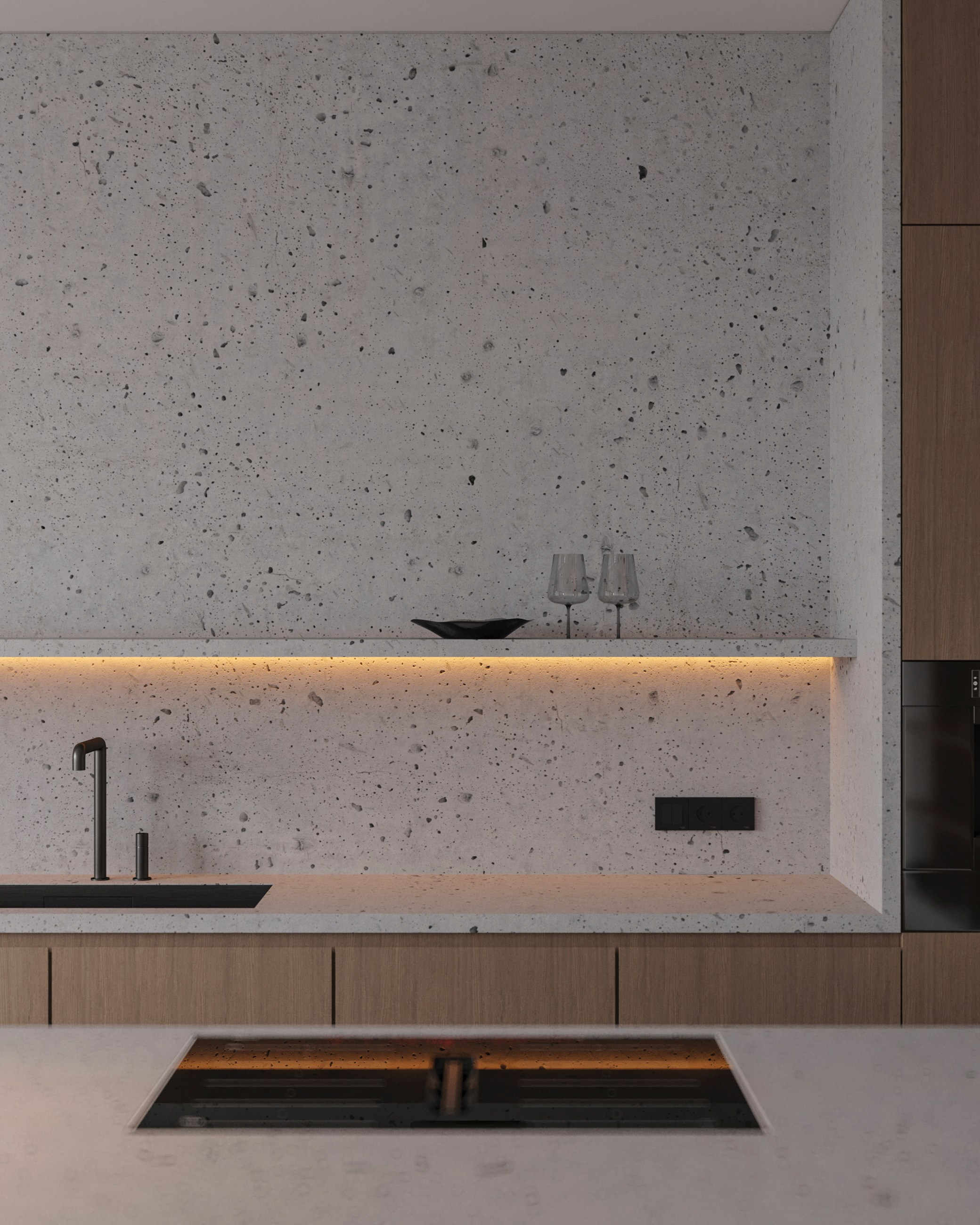 Кухня-гостиная. Kindhard-design