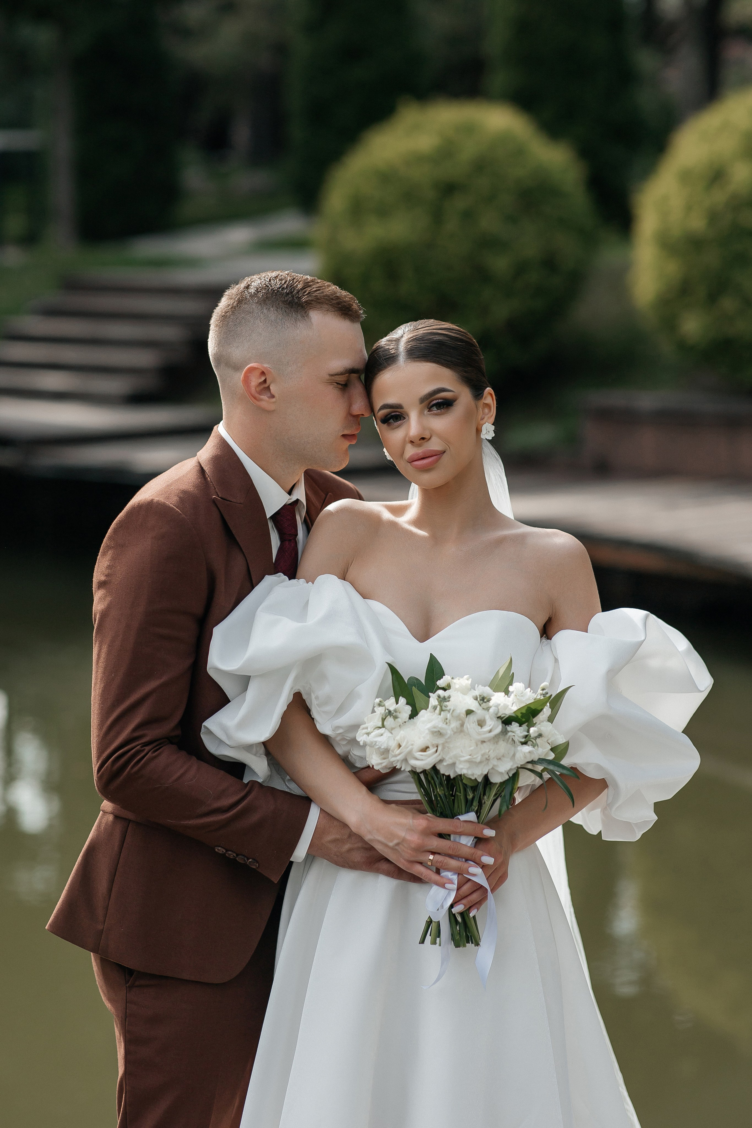 свадебная фотосессия в загородном клубе Артиленд