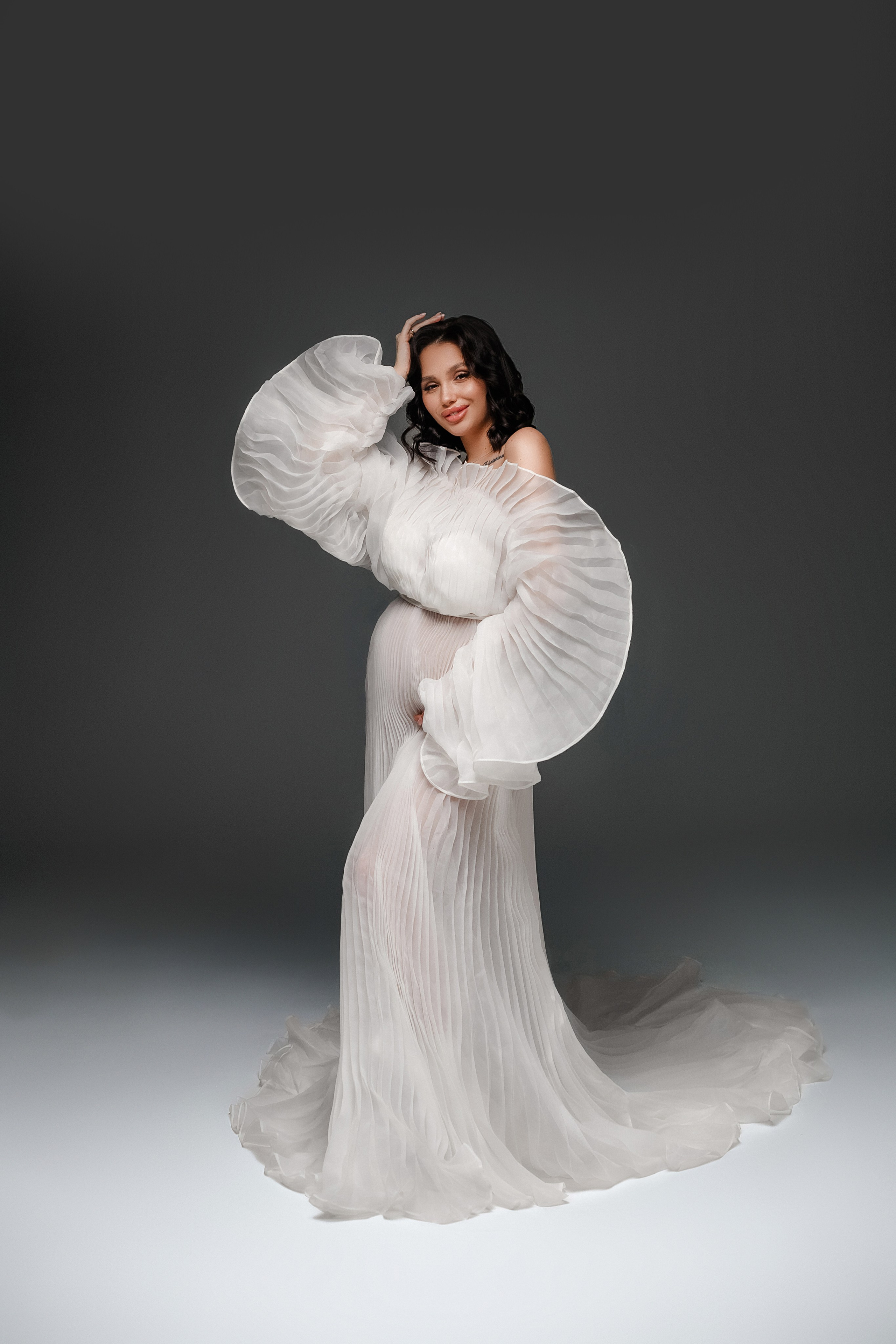 Платье гофре. Фотограф Анна Качан