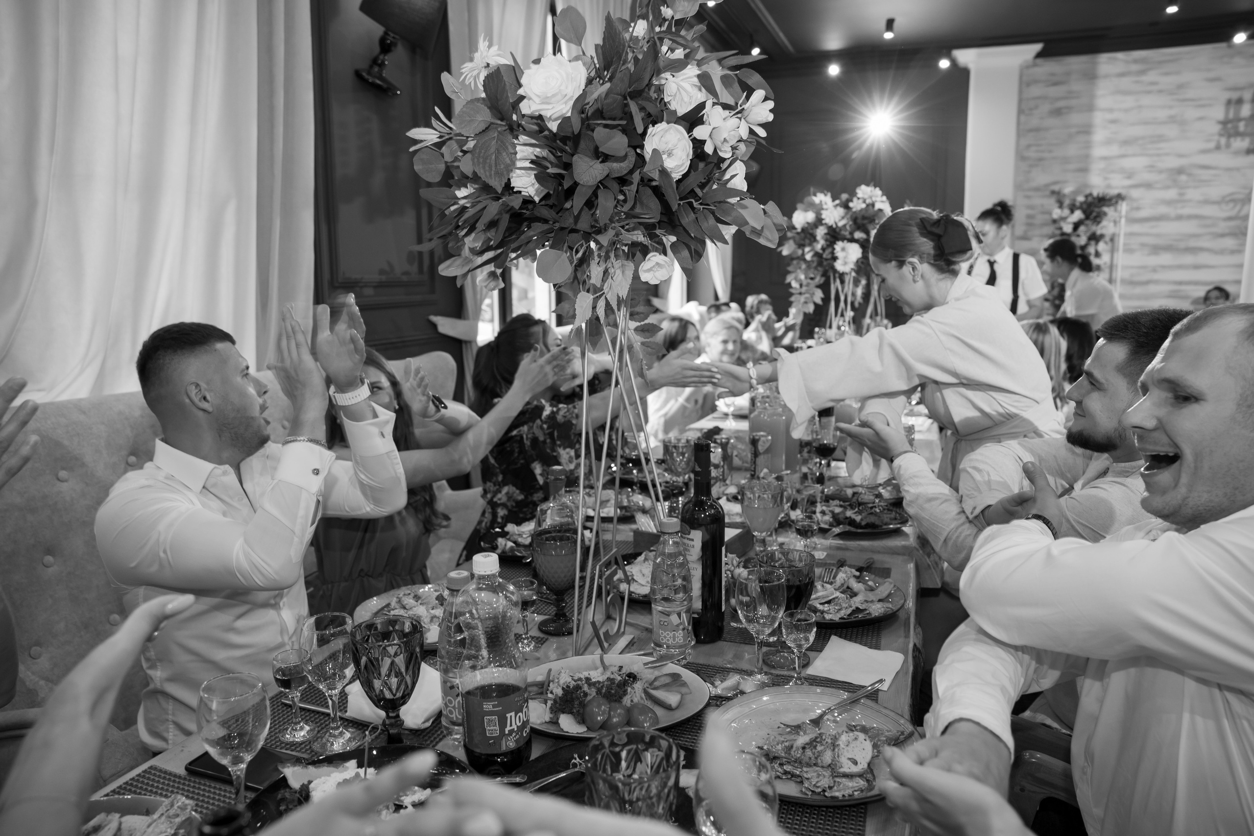 Полина и Дмитрий, загородный клуб «Барин», ЗАГС в г. Пушкино. Свадебный и репортажный фотограф (Москва, Королев и другие)