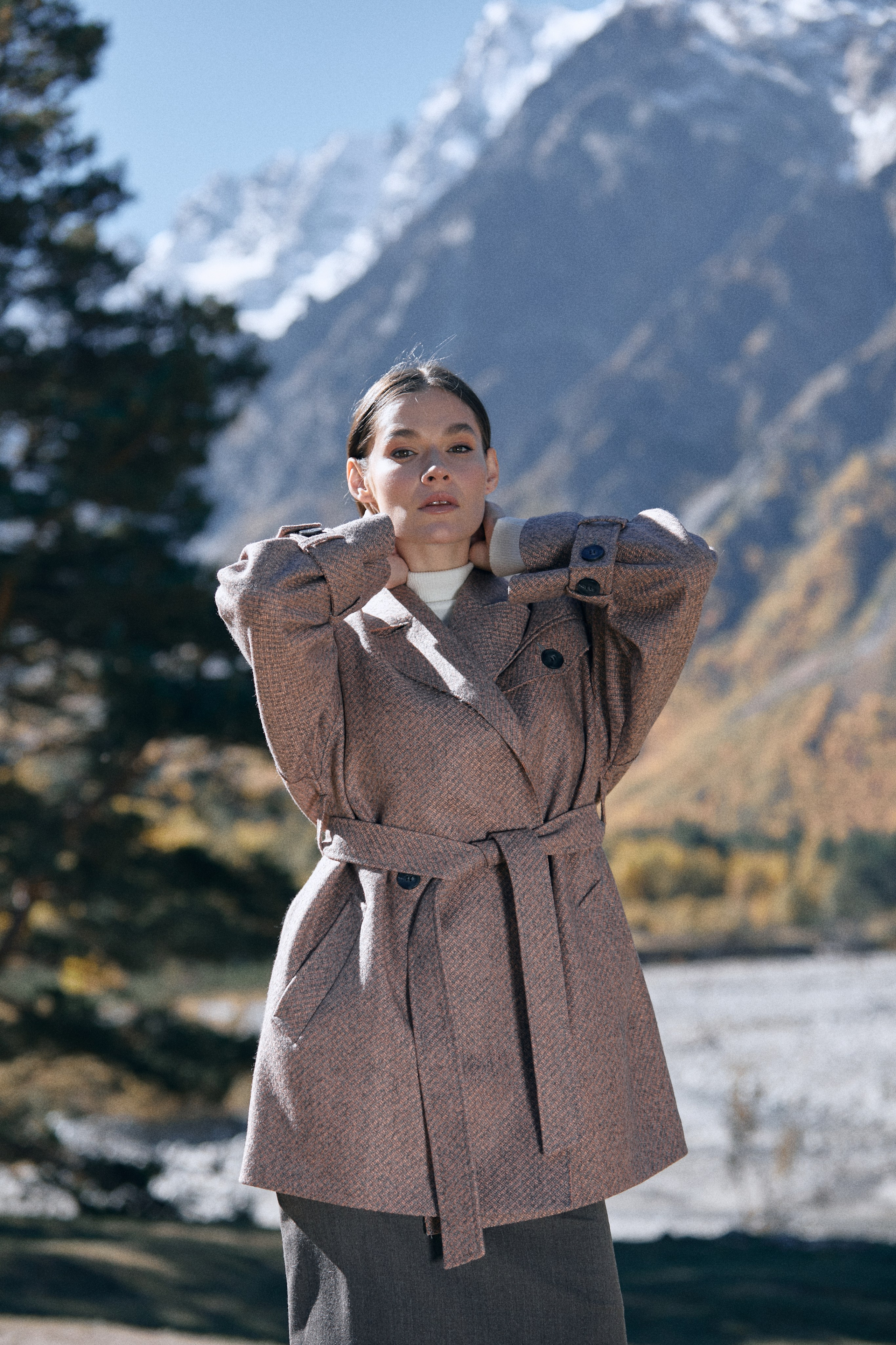 Съемка для бренда одежды в горах. Фотограф Продюсер в горах КБР / Москва  Нальчик Горы