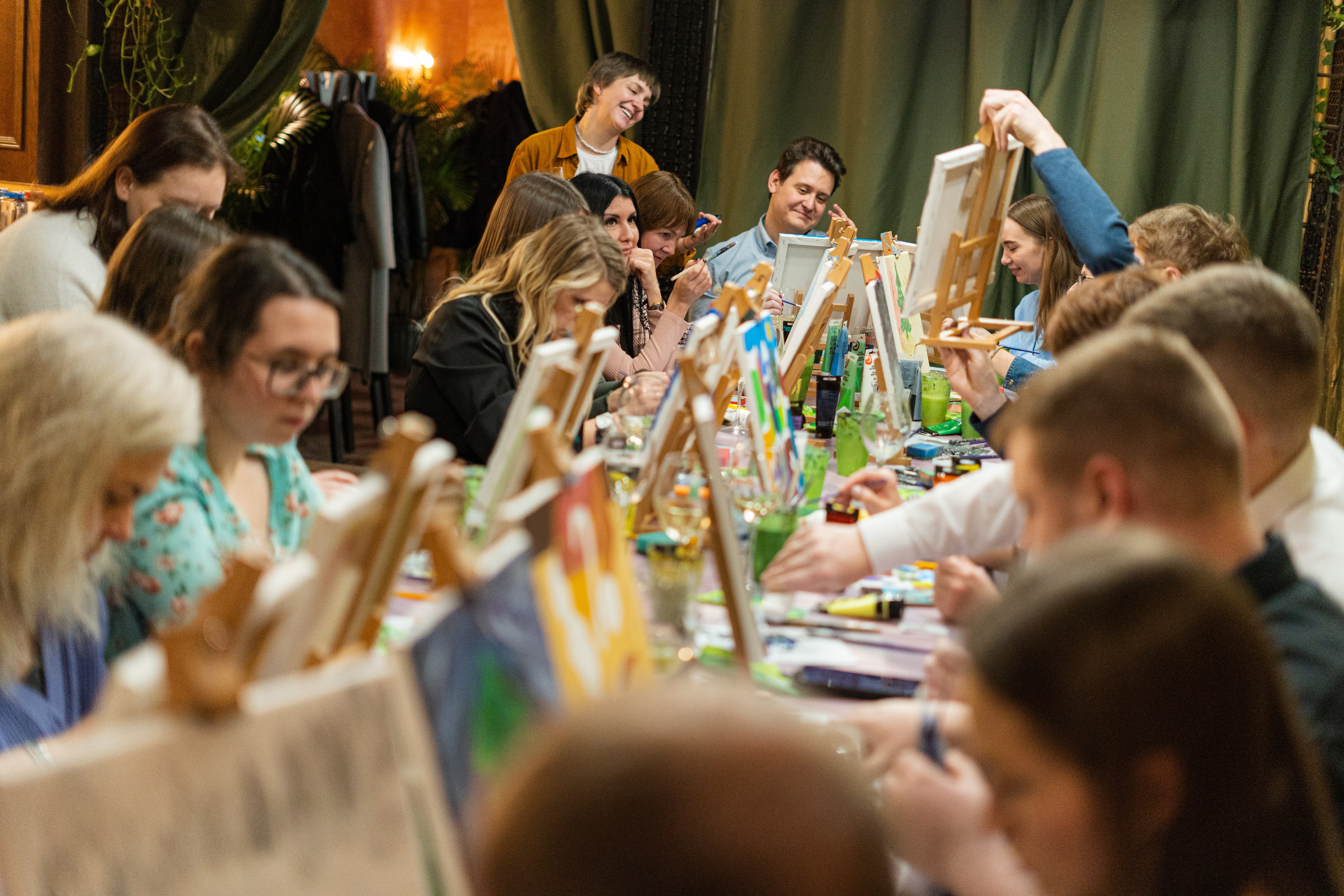 Корпоратив Teach Me Art 2. Портретный фотограф в Москве и Санкт-Петербурге Арина Чех