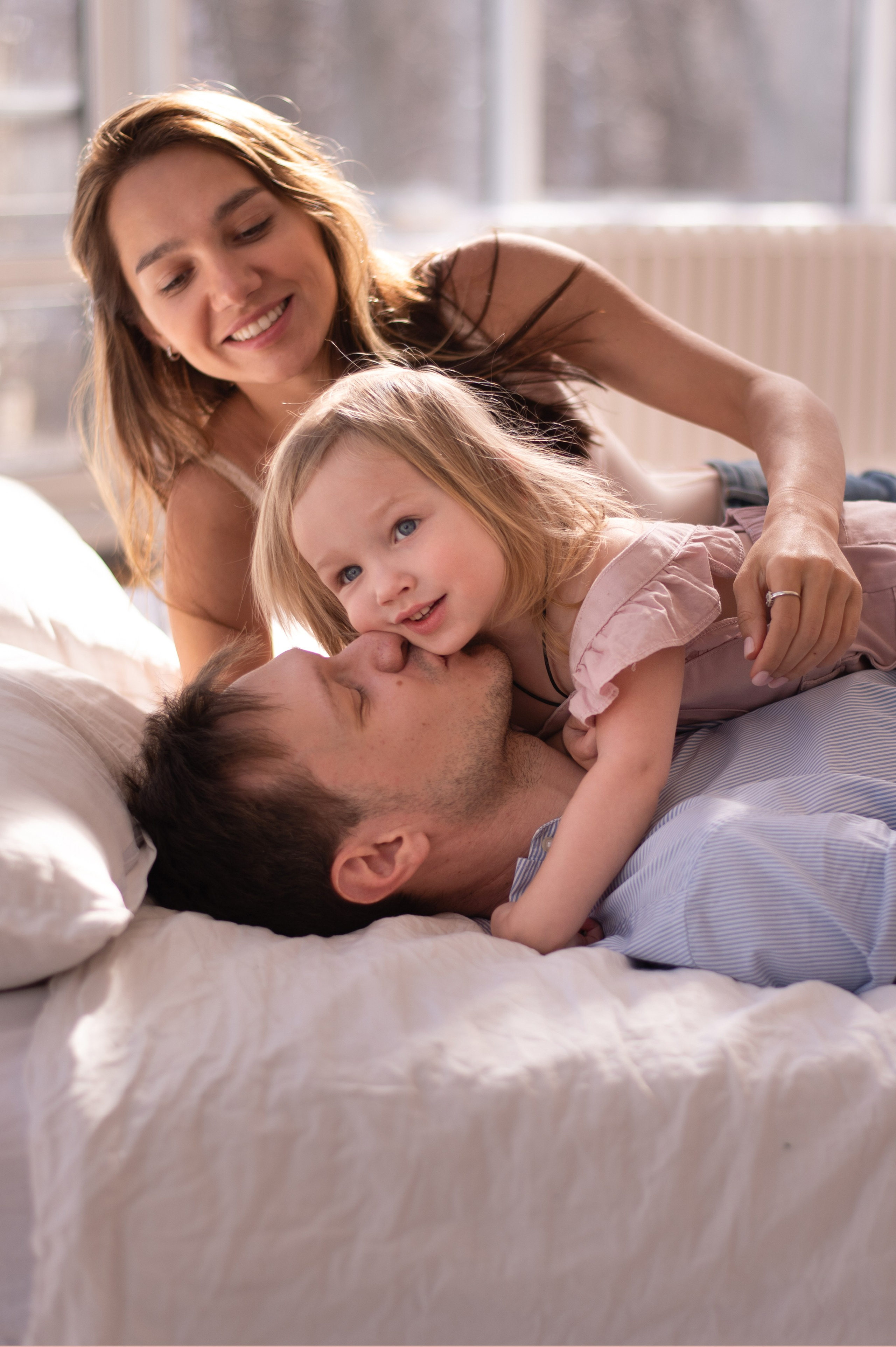 Семейная съёмка в студии. Семейный и детский фотограф в Москве Анна Оськина