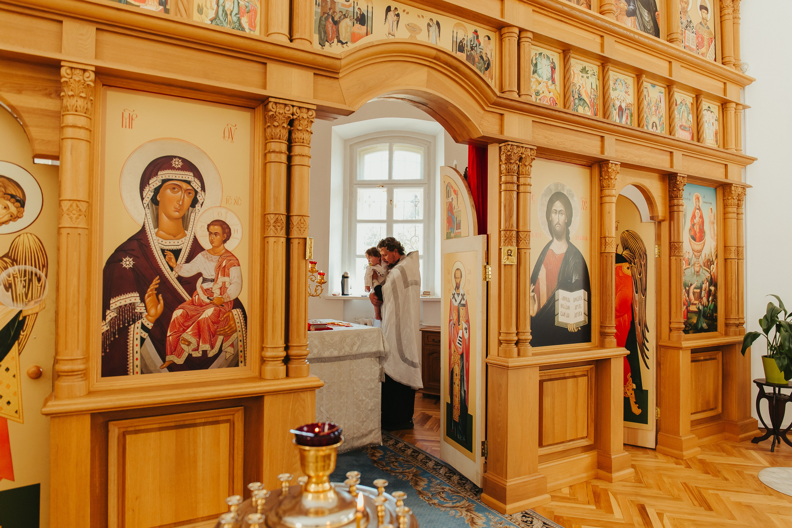 Фотосъемка Крещения ребенка. Фотограф новорожденных и детский в Сергиевом Посаде Кругликова Юлия