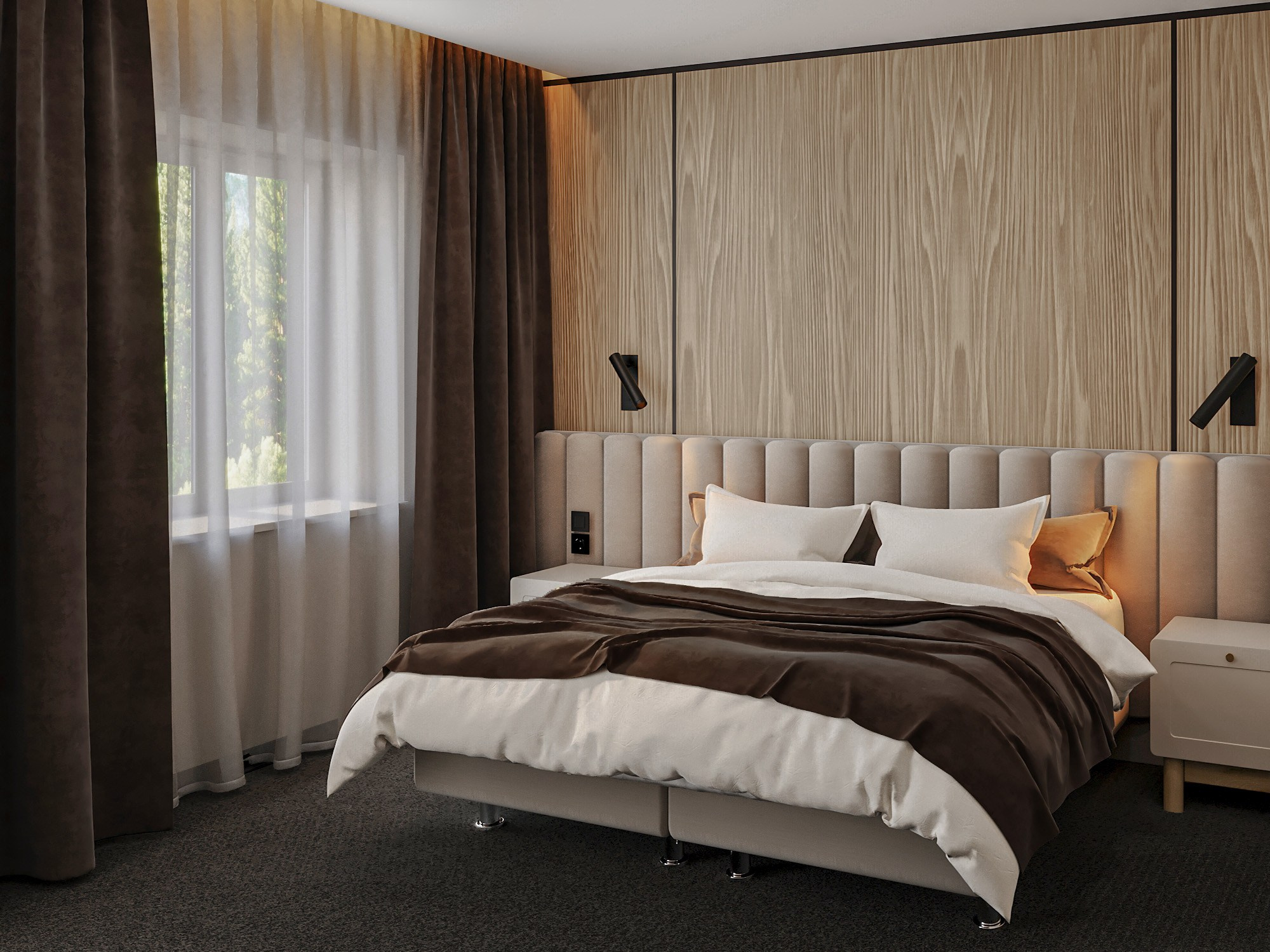 Спальни. Визуализатор интерьера