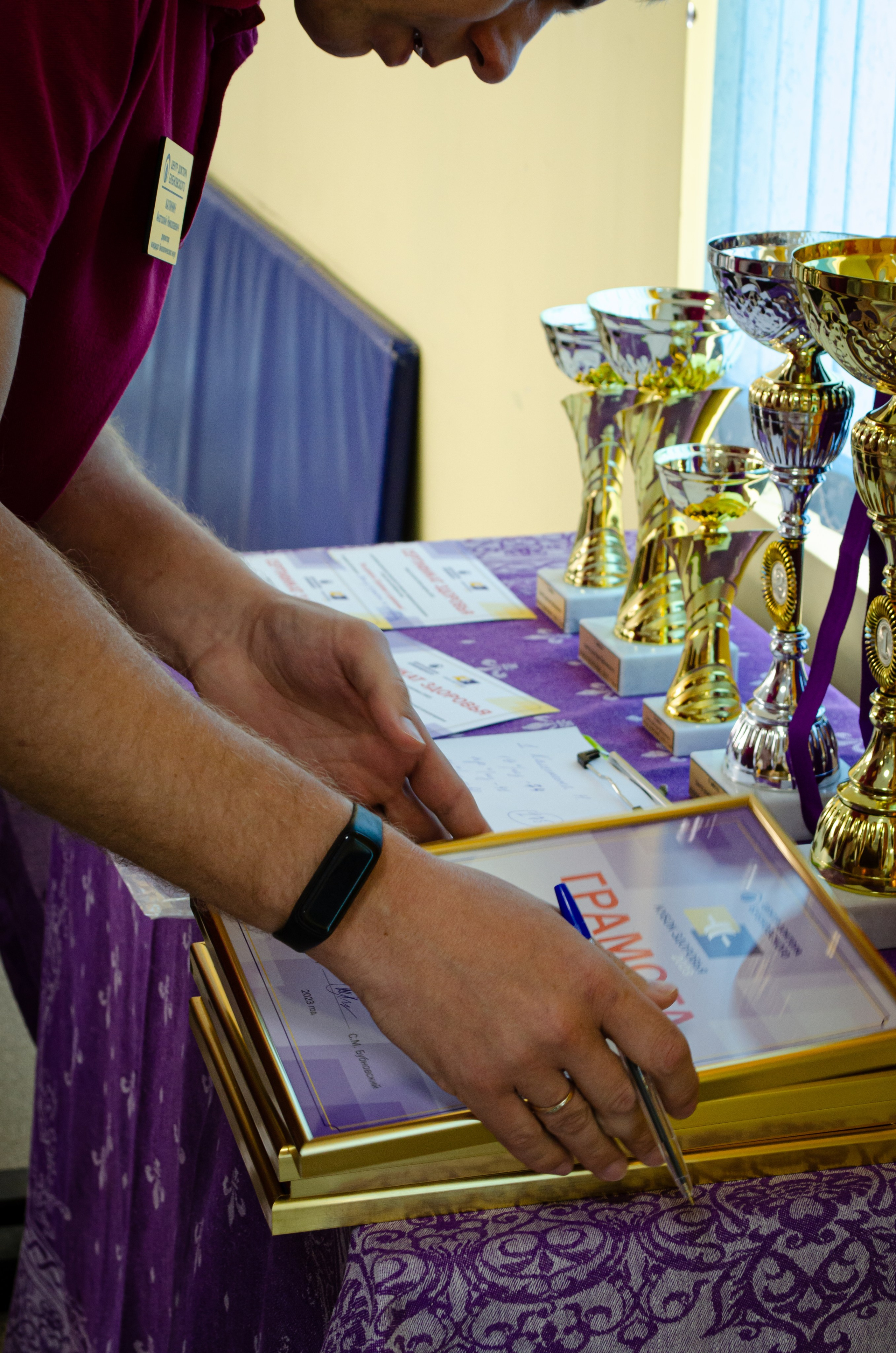 Медицинское спортивное мероприятие. Фотограф