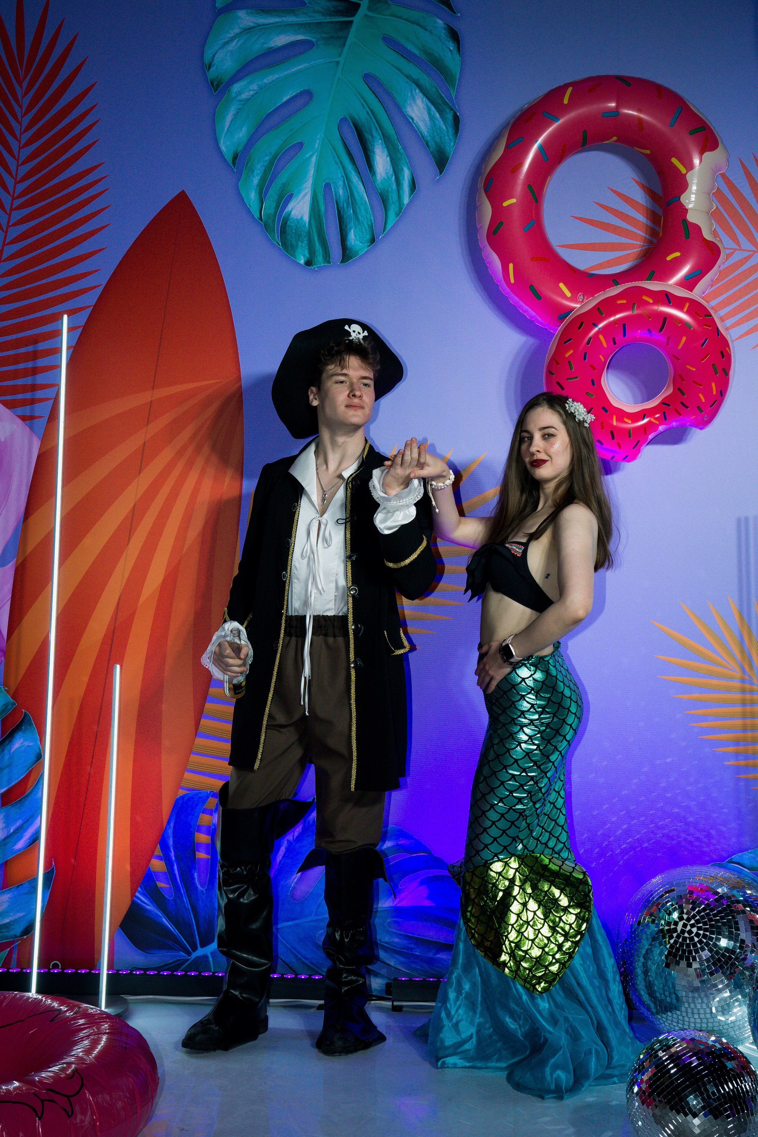 МТС корпоратив Гавайская вечеринка. Фотограф