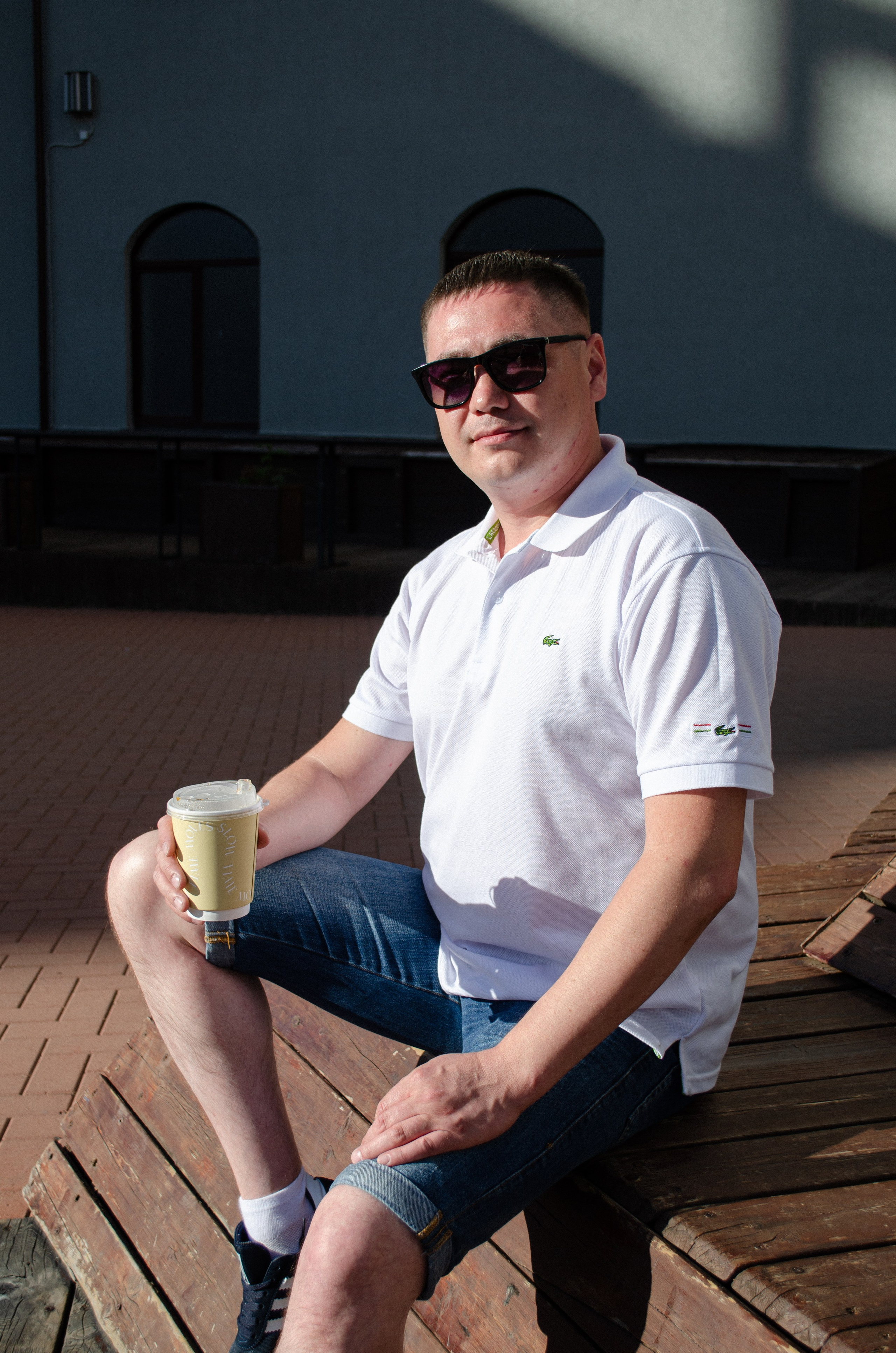 Папа и сын. Фотограф